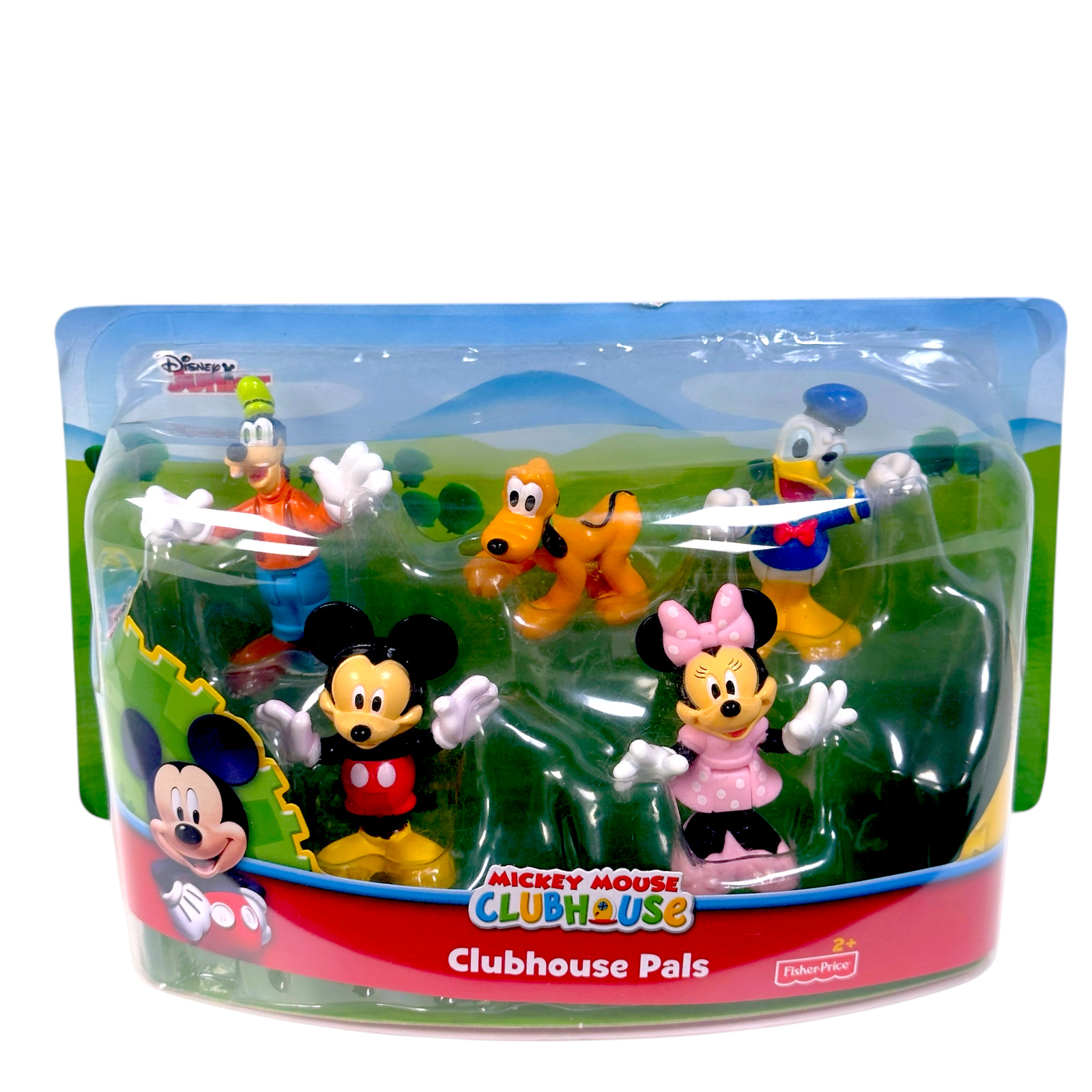 Disney Mickey Mouse Clubhouse Pals 5 Pk Figures Minnie Donald Pluto Gift Set 2+