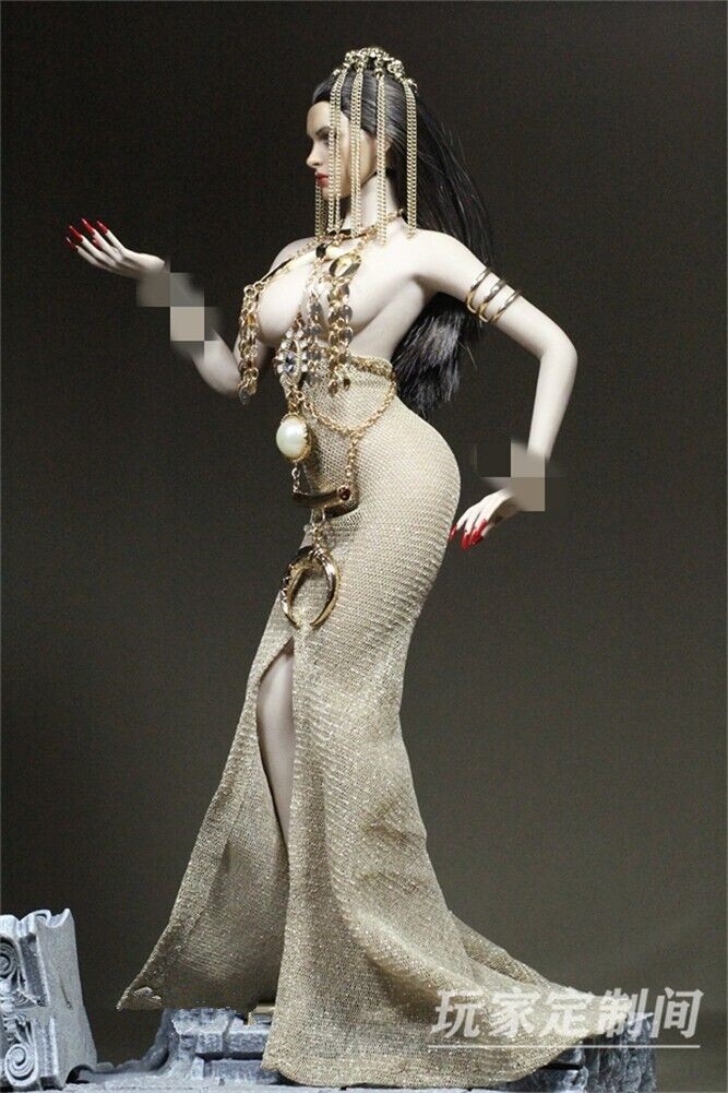 1:6 Egypt Queen Headwear Tops Skirt Female Clothes For 12&Prime; PH TBL Figure Body