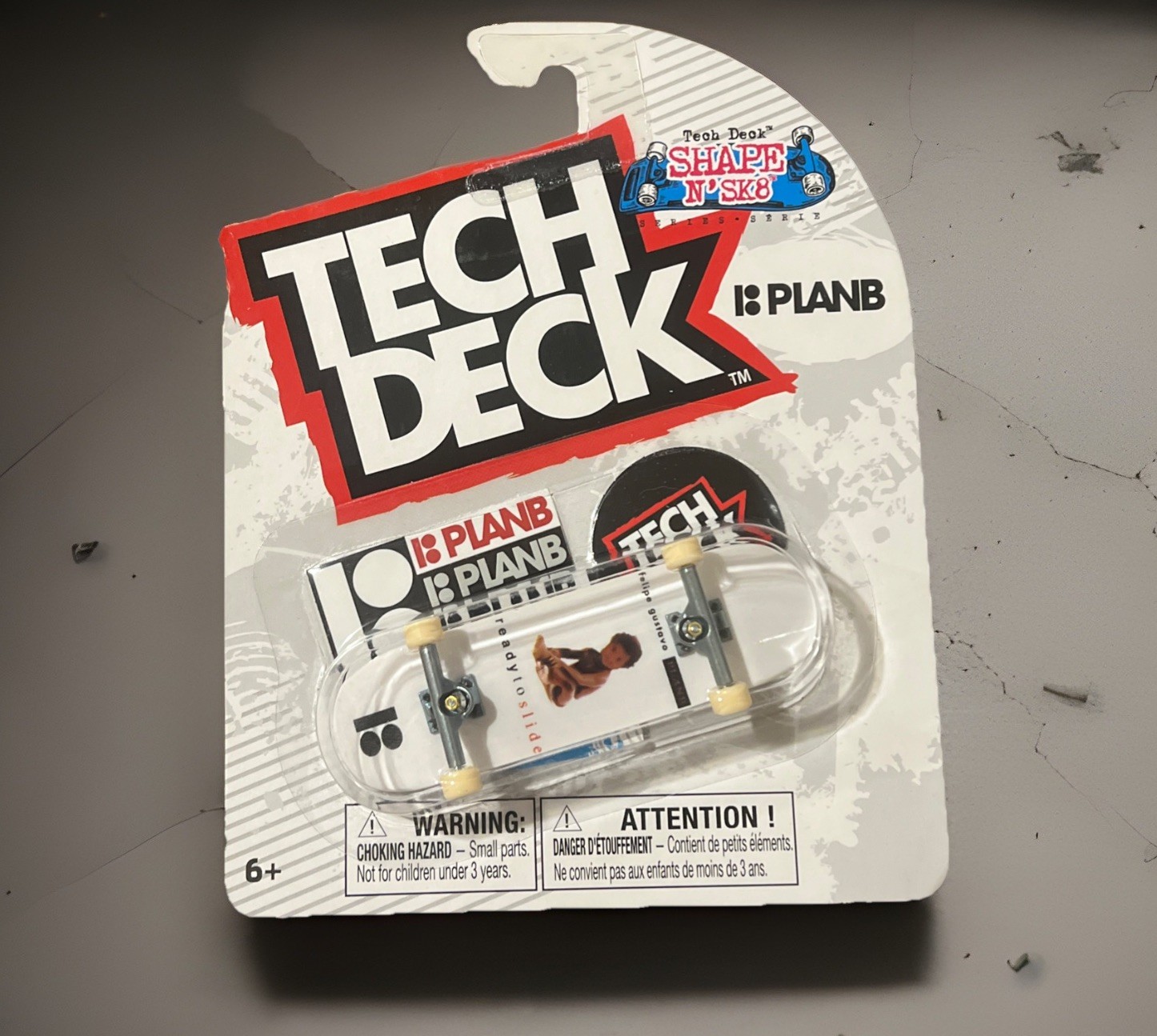 Tech Deck Shape N SK8 Series Plan B Felipe Gustavo Ready To Slide NEW Ultra Rare