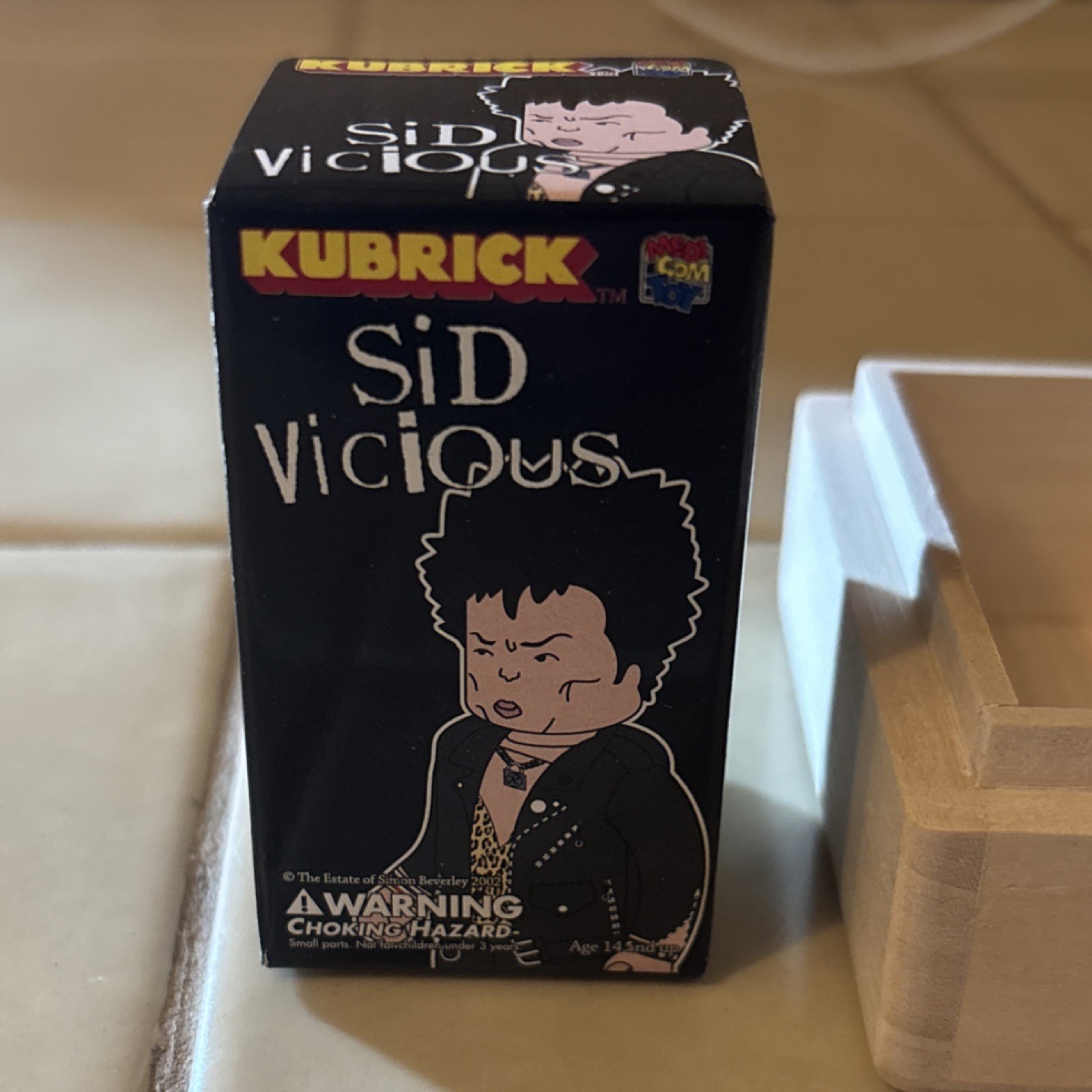 KUBRICK Sid Vicious Action Figure w/ Box and White Case, Age 14+