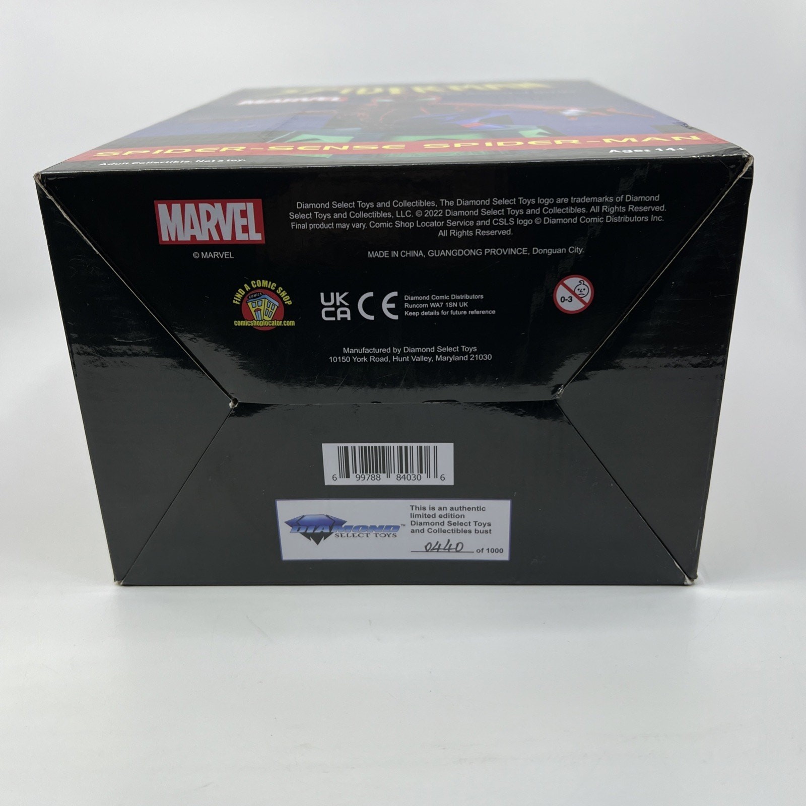 Marvel Animated SPIDER-SENSE SPIDER-MAN Bust Statue Figure – SDCC 2022 Exclusive