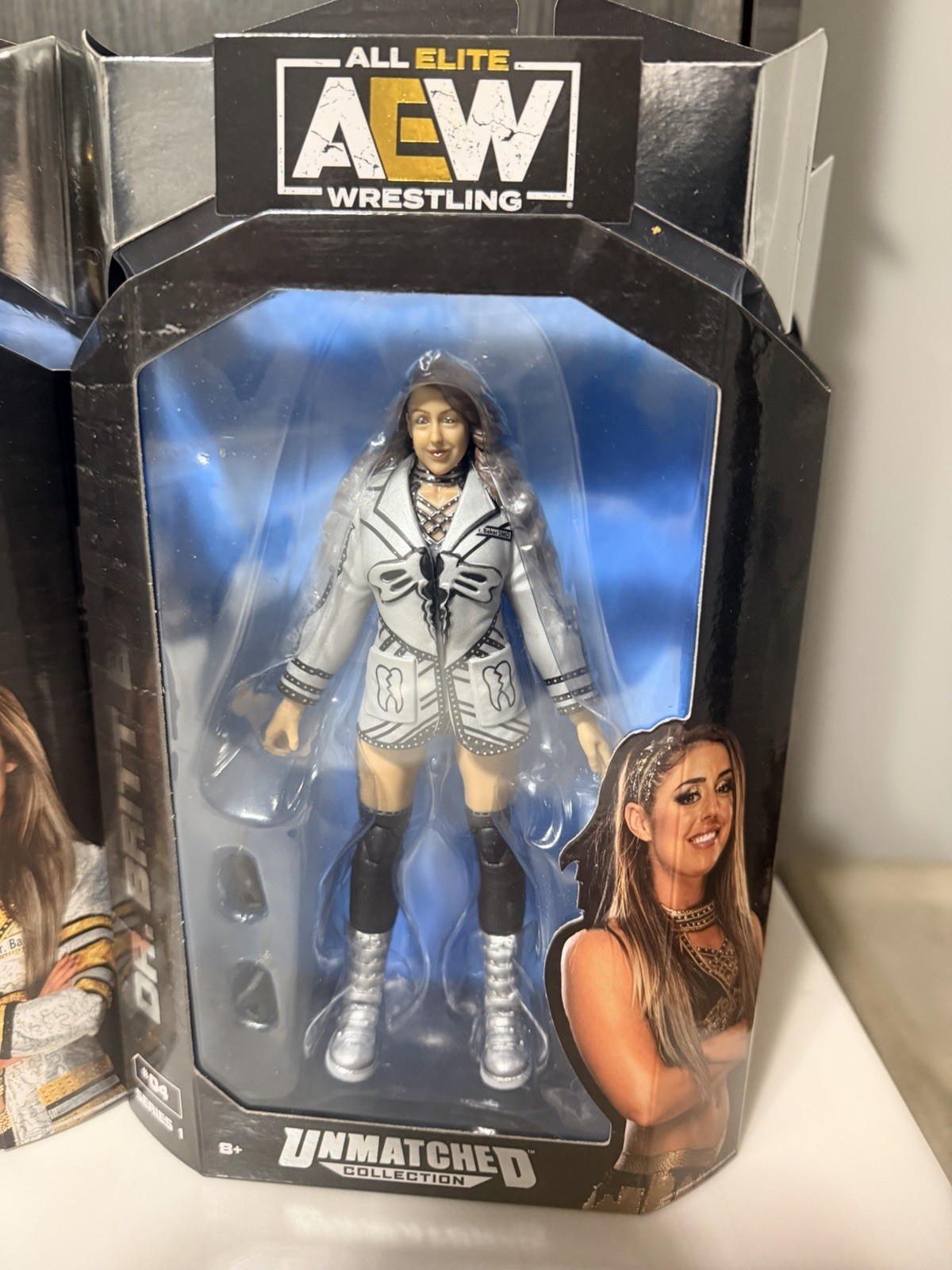 AEW Jazwares Lot (6) Dr Britt Baker 1/3000, Thunder Rosa Unmatched Unrivaled