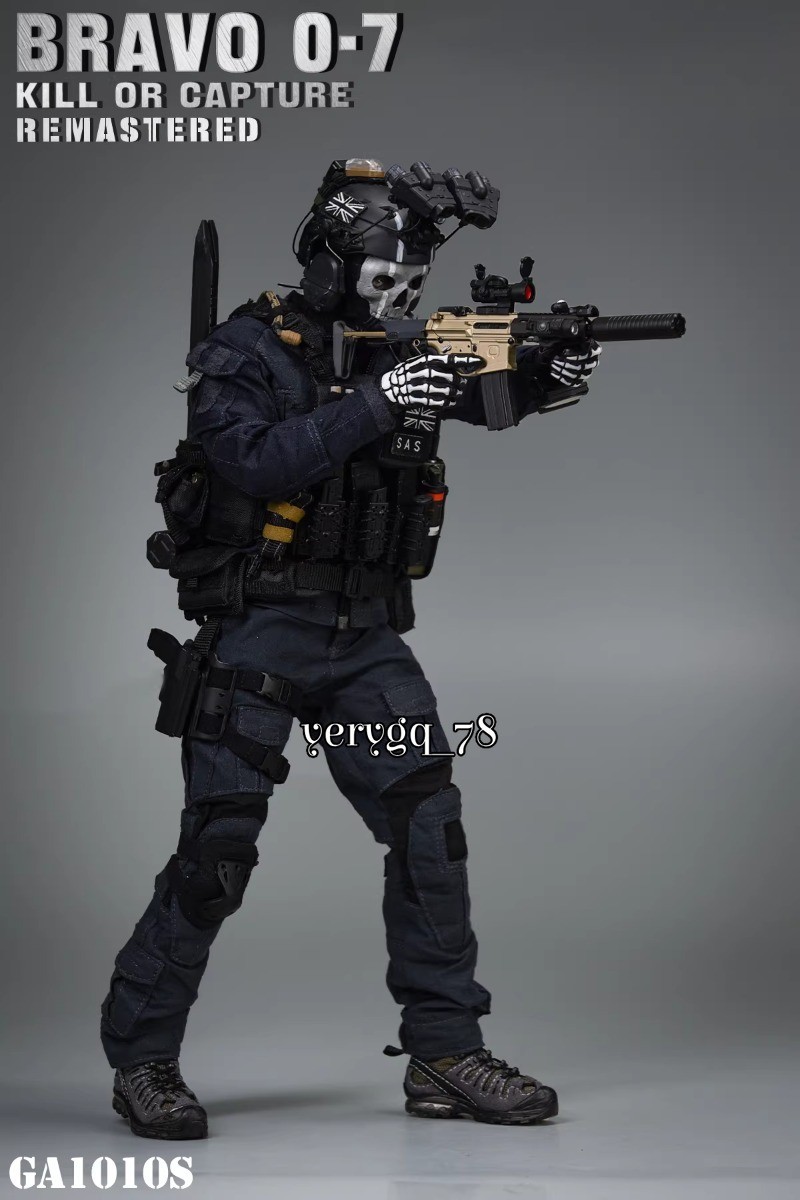 Easy & Simple ES-GA1010S BRAVO 0-7 Ghost 1/6 Action Figure In Stock
