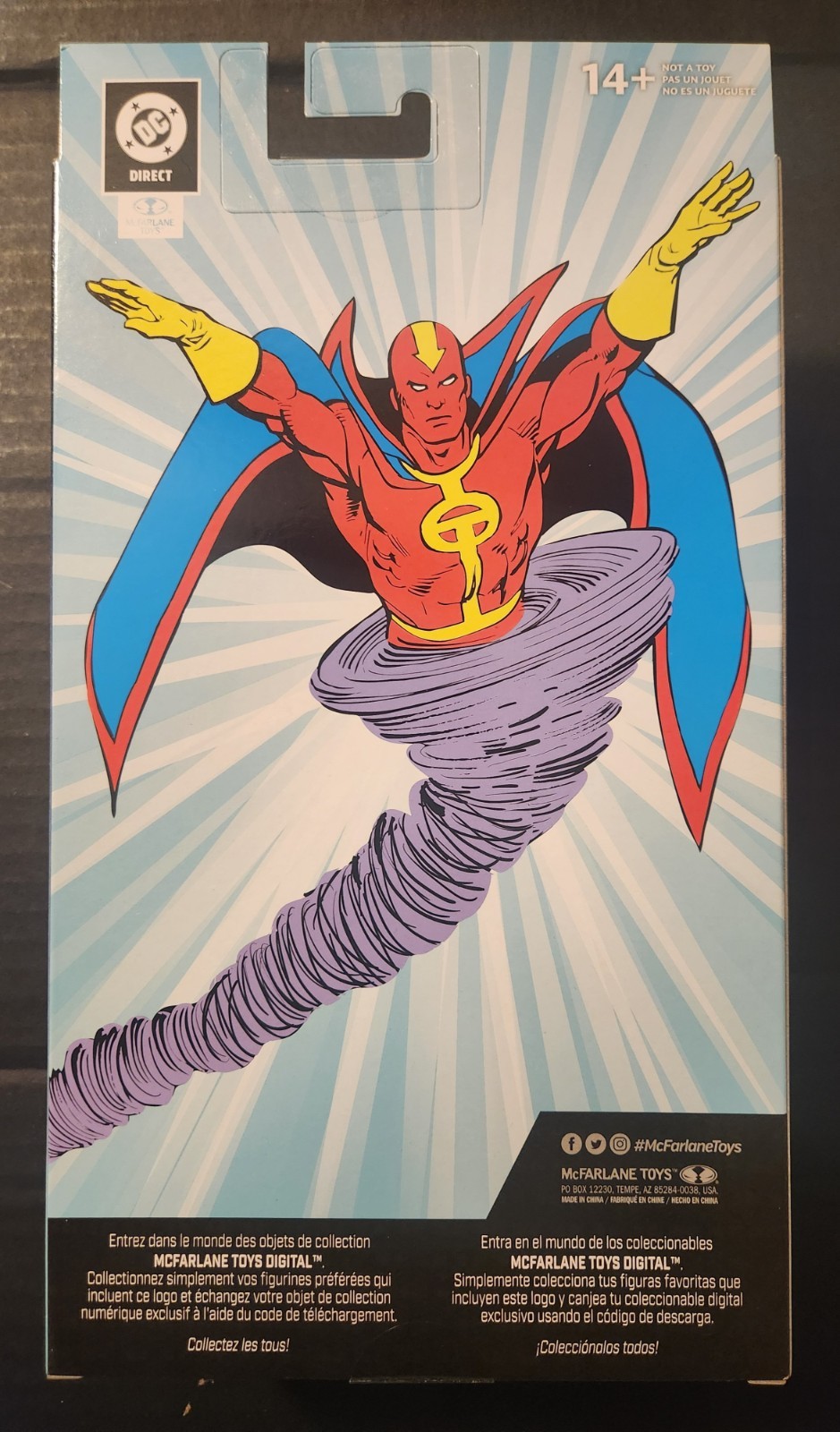 McFarlane DC Direct Digital Red Tornado Gold Label 7in Figure MIP In Hand