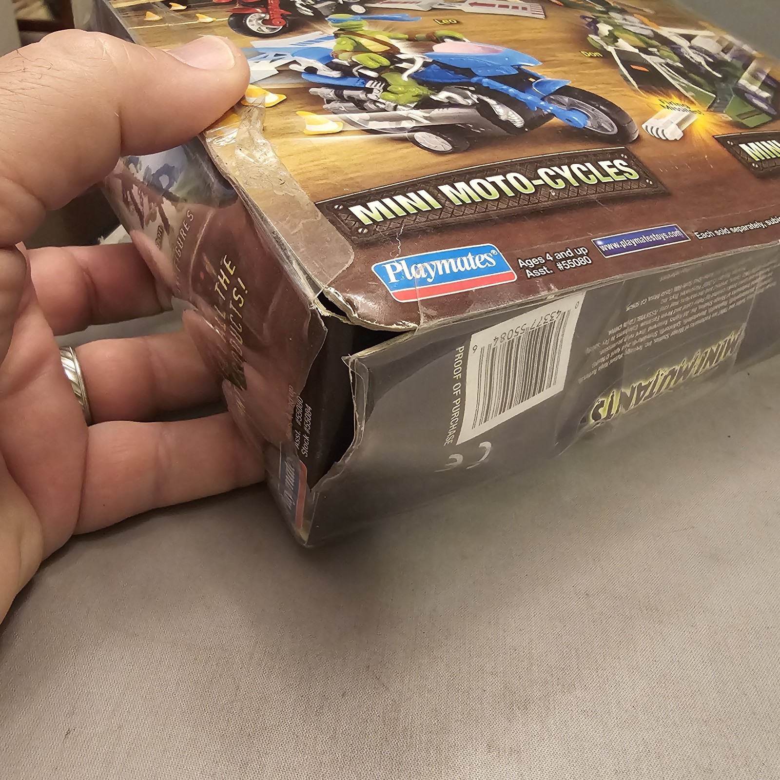 TMNT Mini Mutants Mini Moto-Slider Michelangelo New 2007 Ninja Turtles New Wear