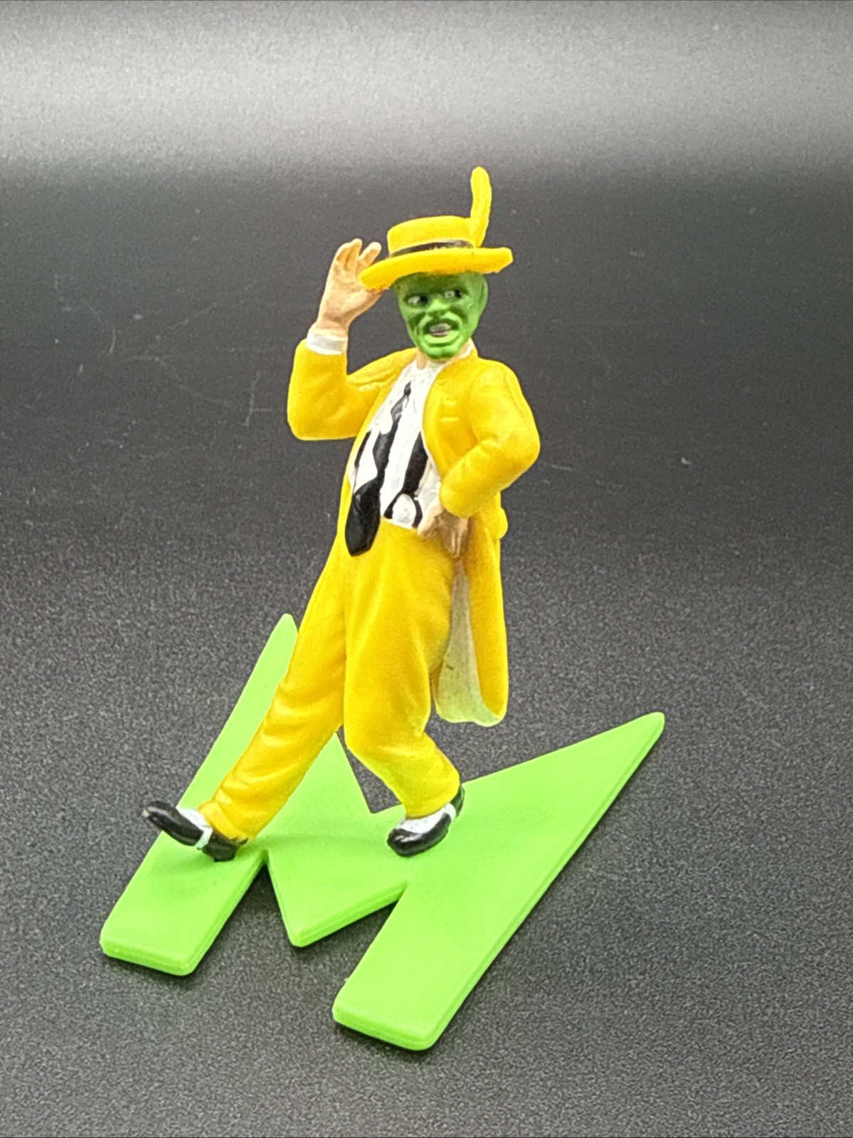 Vintage The Mask PVC Figure 1994 Applause 3.25&Prime; Cake Topper JIM CARREY