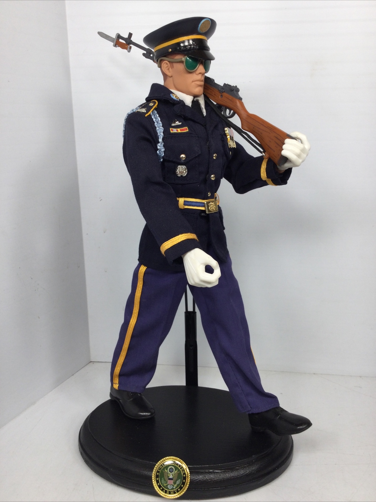 1/6 CUSTOMIZED HASBRO GI JOE HONOR GUARD TOMB OF UNKNOWN SOLDIER ARLINGTON+STAND