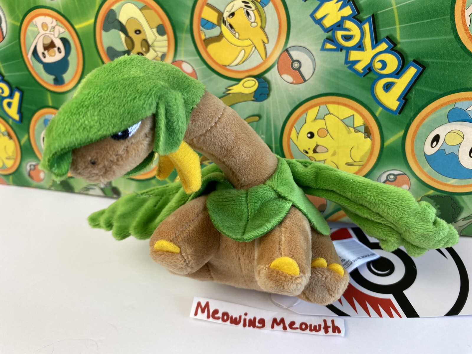 Pokemon Center TROPIUS Poke Plush Sitting Cuties FIT stuffed doll figure go toy