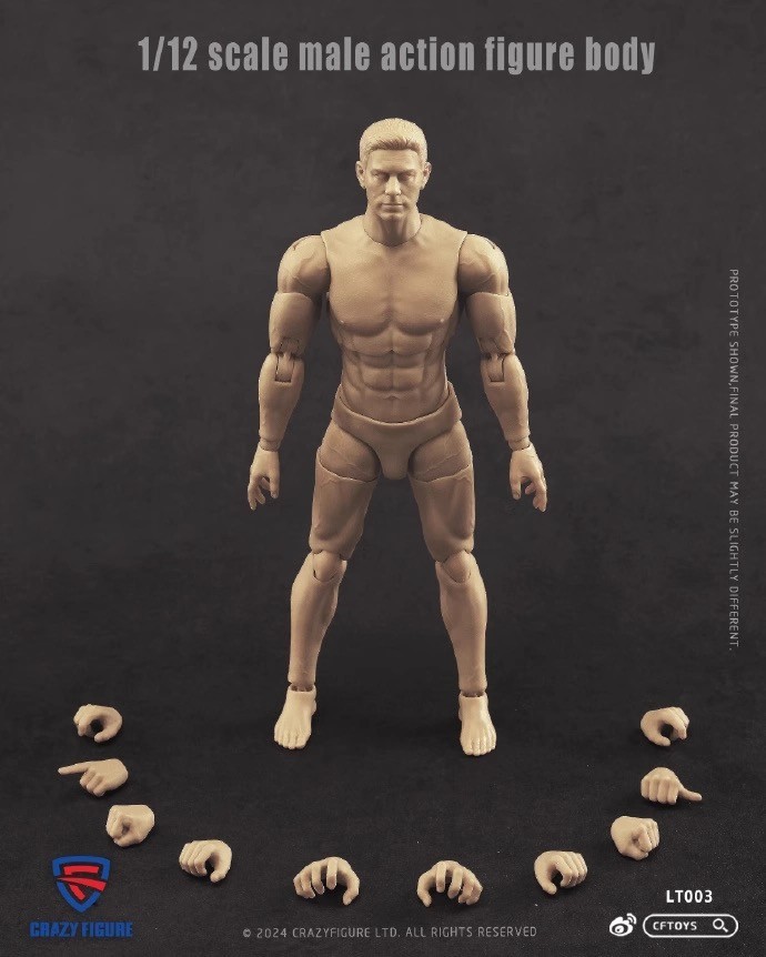 CRAZY FIGURE 1/12 6 » Boy & Girl Vegan LT003/LT004 Action Figure In Stock New