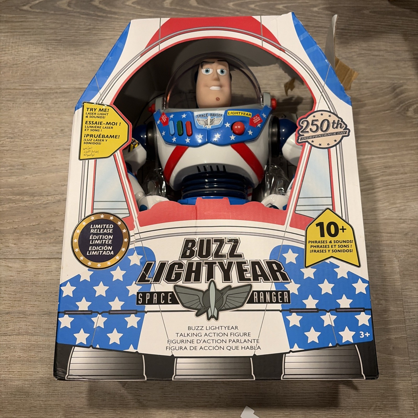 2026 Disney Park 250th Independence Day Buzz Lightyear – DESTROYED BOX