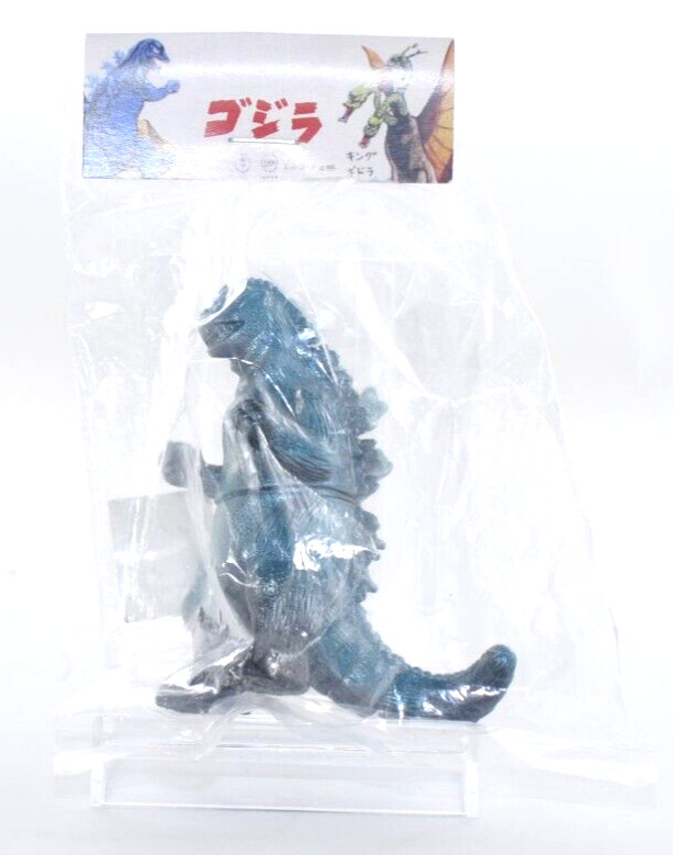 Marusan Marugacha 1954 Kaiju Mini Sofubi Black/Metallic Blue Unopened Figure JPN