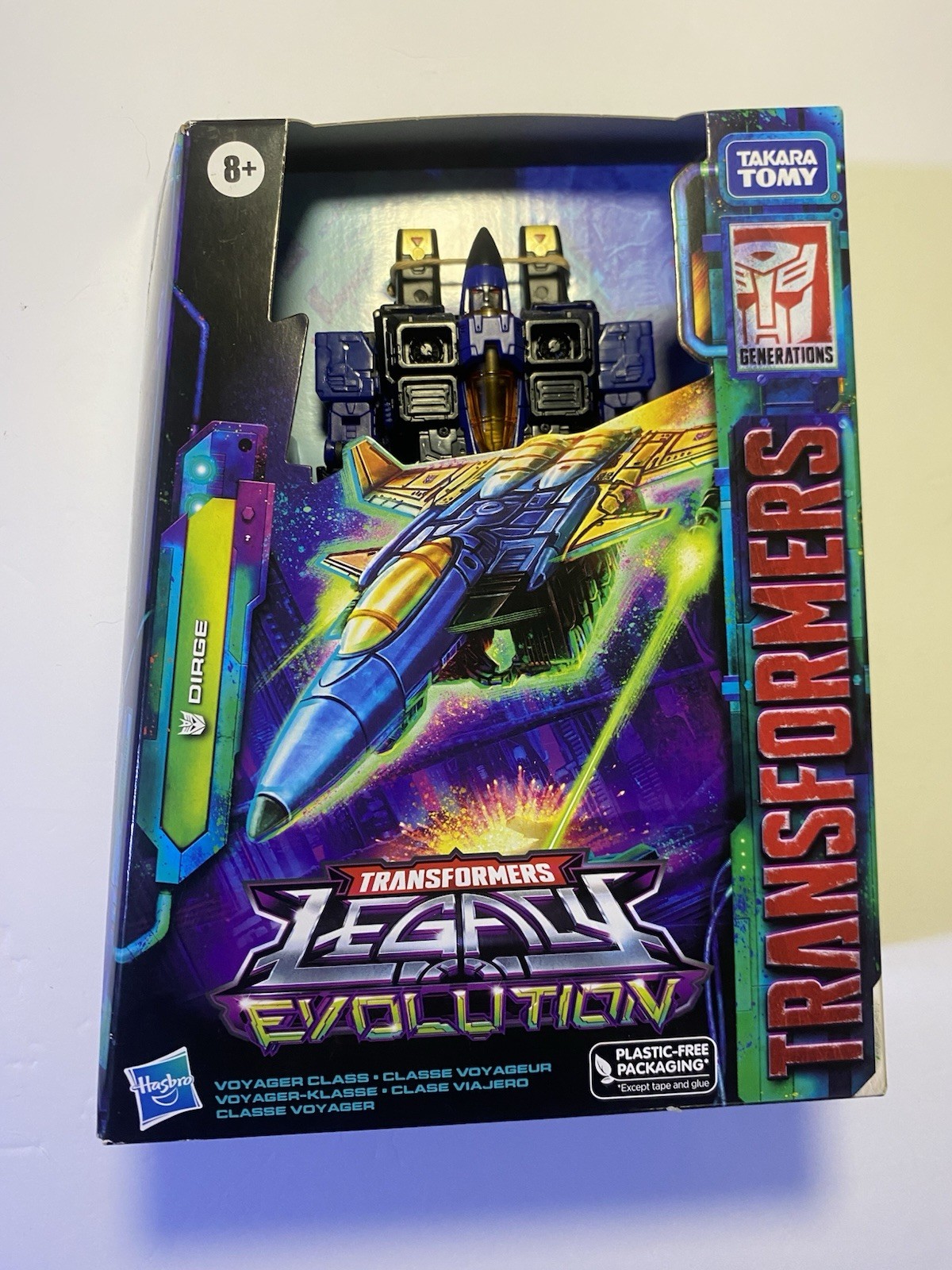 Transformers Legacy Evolution Dirge Voyager Class Figure Hasbro Seeker Jet NIB