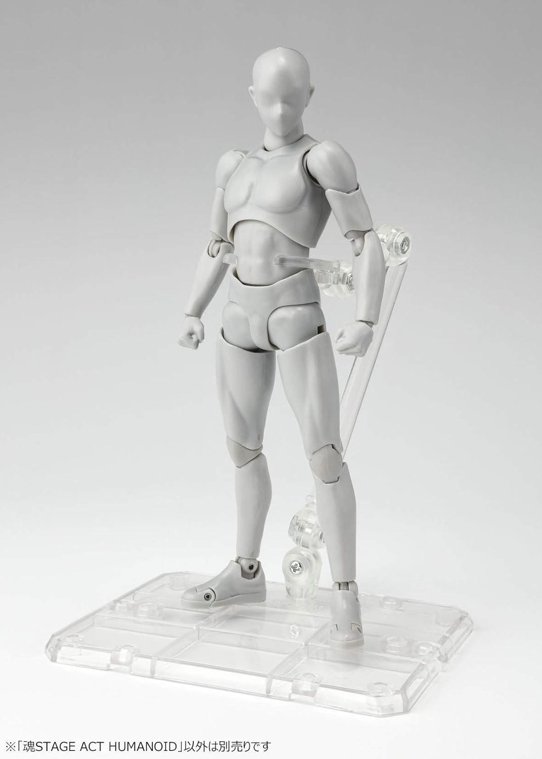 Lightweight Clear Humanoid Action Figure Stand – Adjustable Display Set