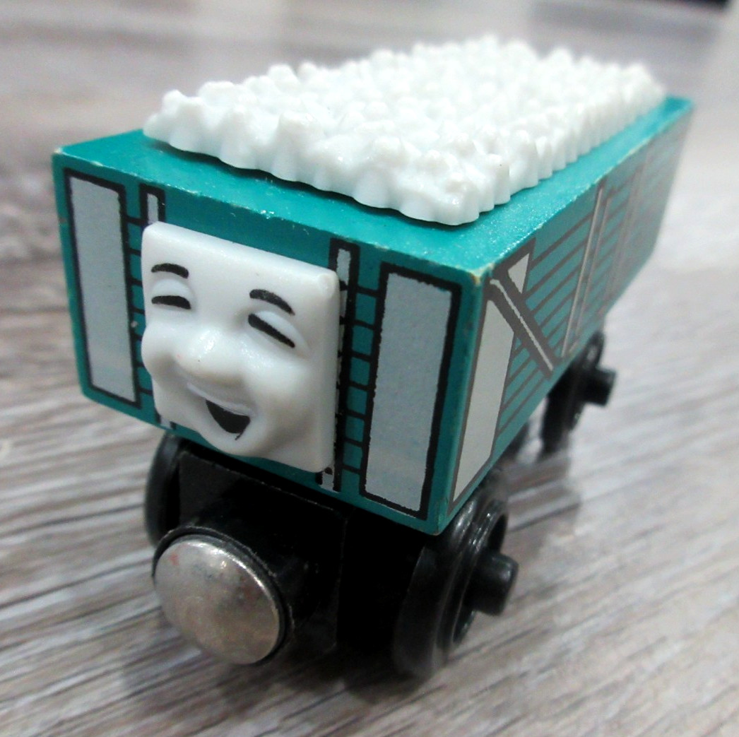 RICKETY ! THOMAS FRIENDS WOODEN RAILWAY TRAIN 2000 TROUBLESOME TRUCK EUC!