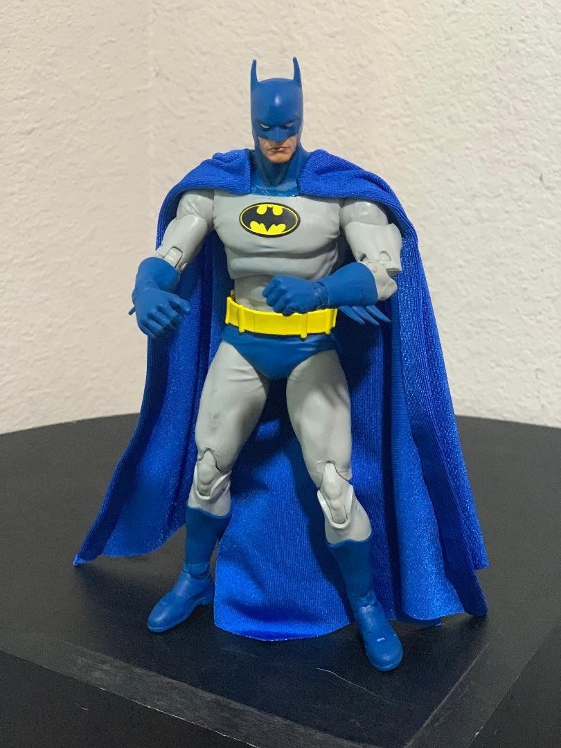 Custom Batman DC Multiverse Knightfall 1/12 Mcfarlane Wired Cape NOT FIGURE
