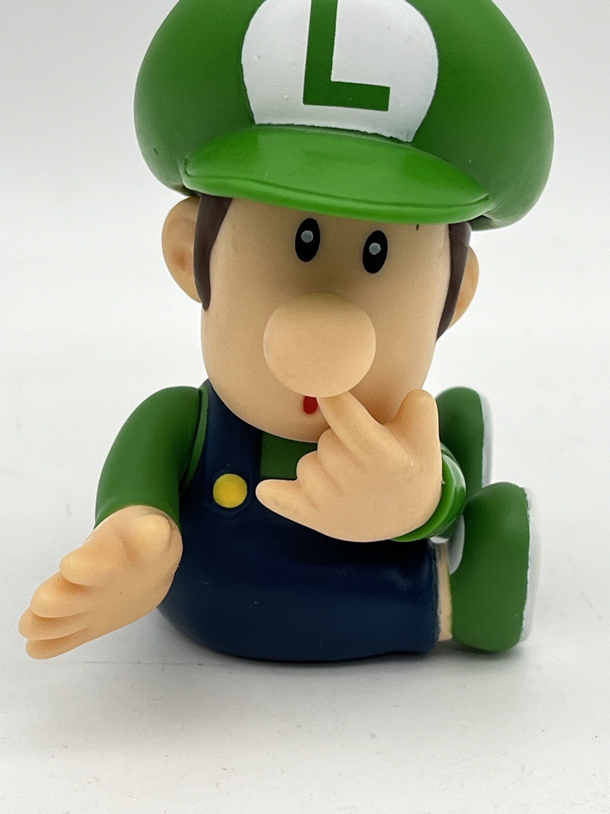 SUPER MARIO BROTHERS BABY LUIGI 3.5’ PVC FURUTA 2009 NINTENDO A MUST SEE!
