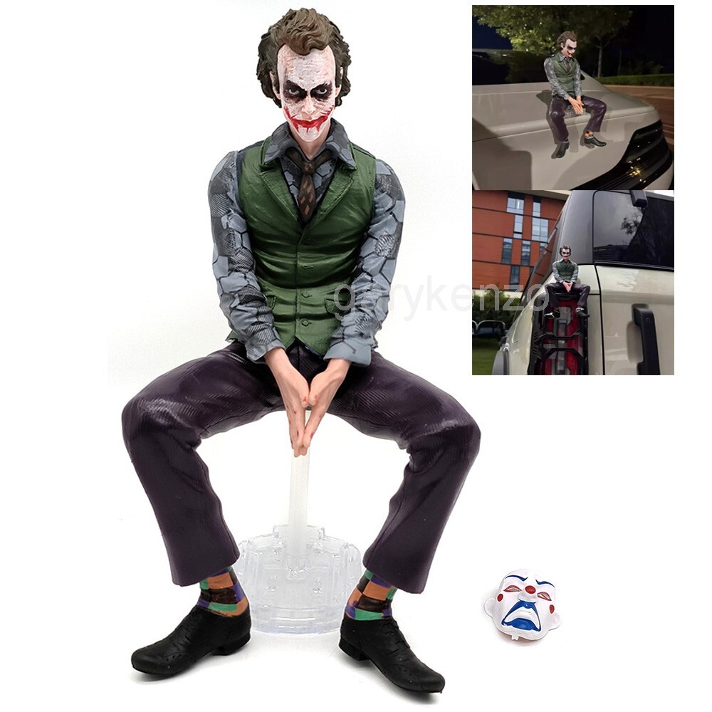 DC Comics The Joker Figure Statue 9.44in Heath Ledger Joker Car Mounted Joker