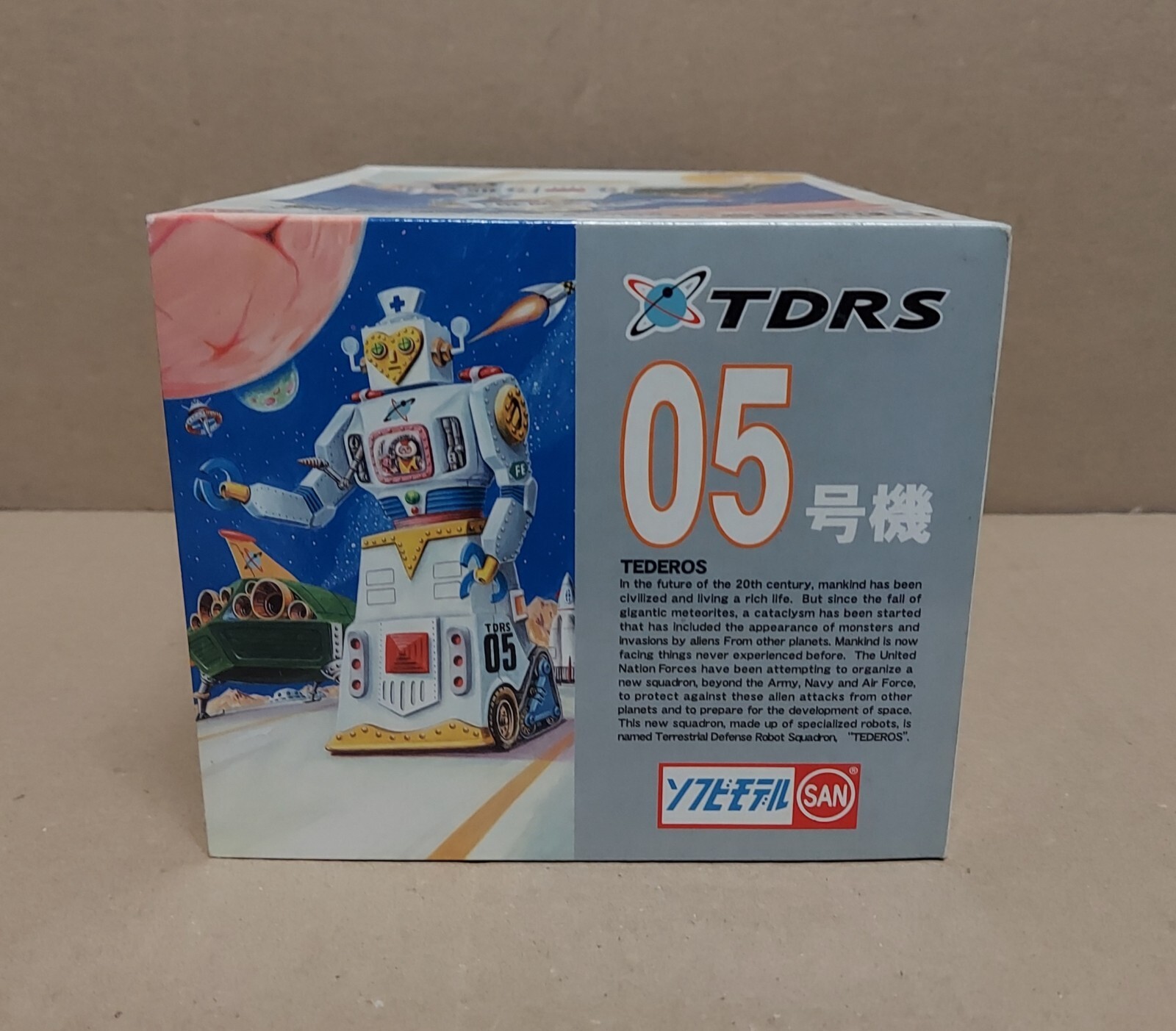 Terrestrial Defense Robot Squadron Tederos 05 Robot TDRS 1/150 Scale Marusan