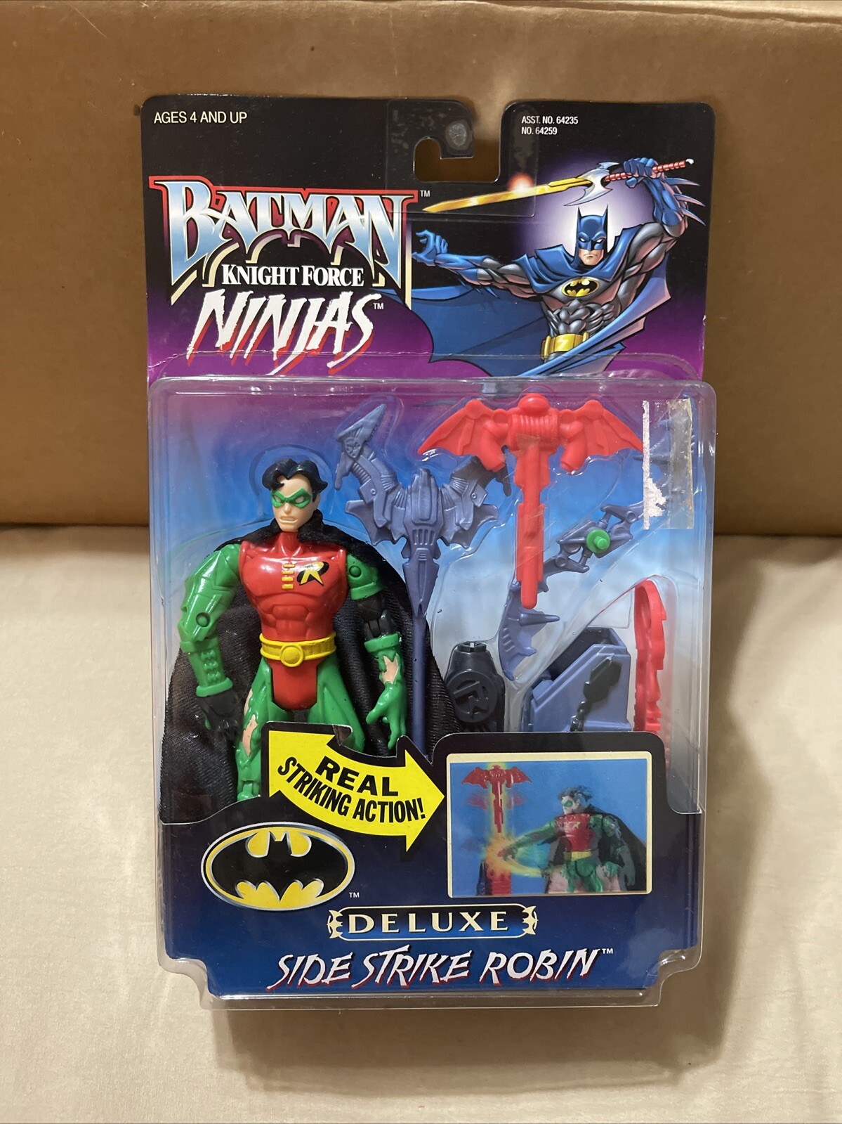 NEW Batman Night Force Ninjas Side Strike Robin 1998