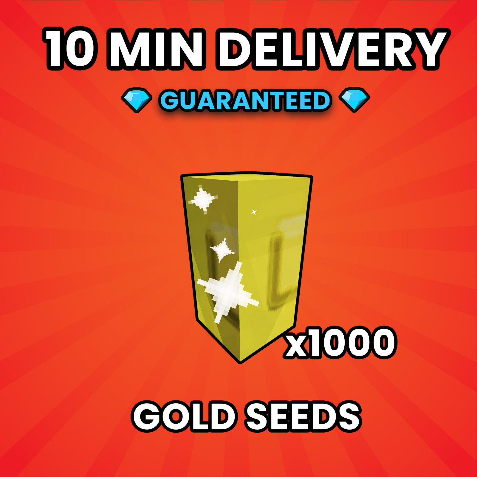 Gold Seeds x1000 | Grow a Garden 2 | Fast & Easy