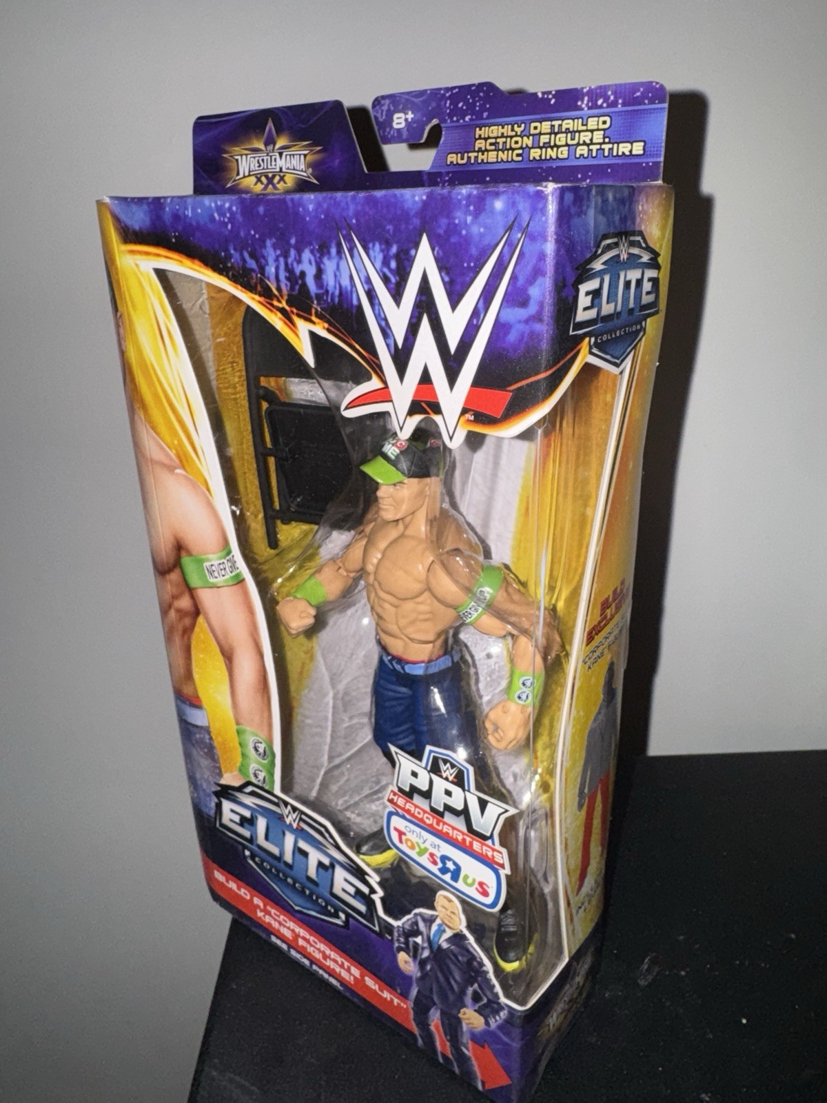 MINT WWE Elite Collection John Cena Figure ToysRUs Exclusive BAF WrestleMania 30