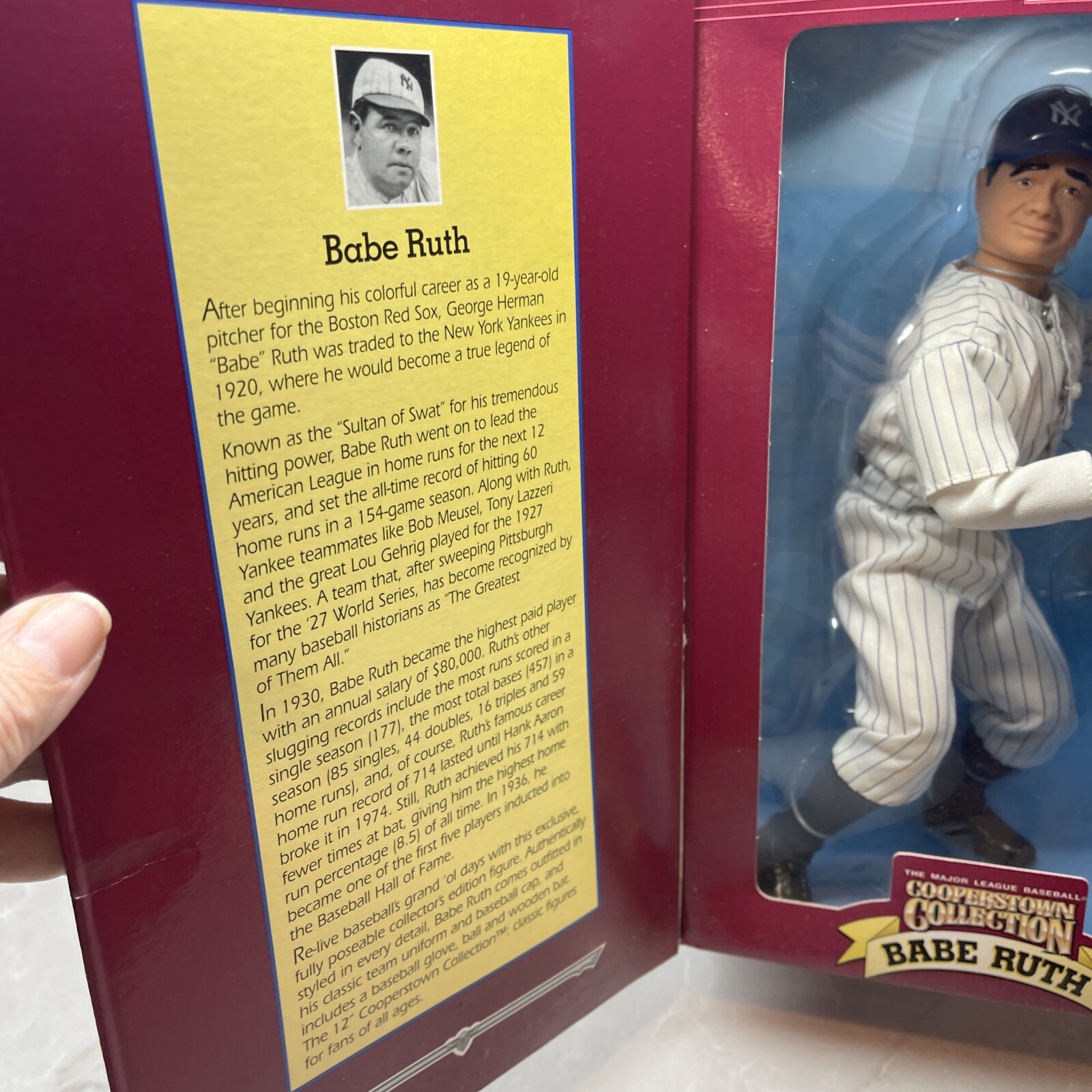 Babe Ruth MLB Cooperstown Collection Starting Lineup Limited Edition 12&Prime; Figure