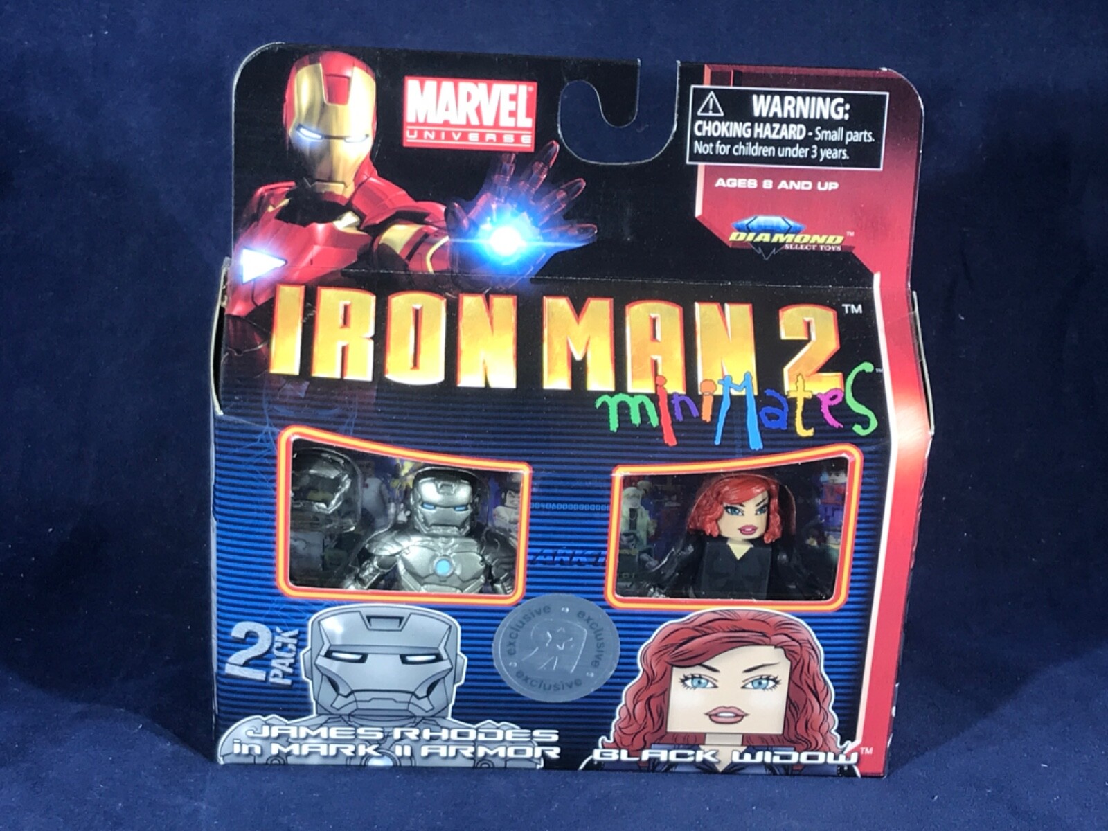 Y2-34 MINI-MATES ACTION FIGURE 2-PACK – JAMES RHODES IN MARK II ARMOUR & WIDOW