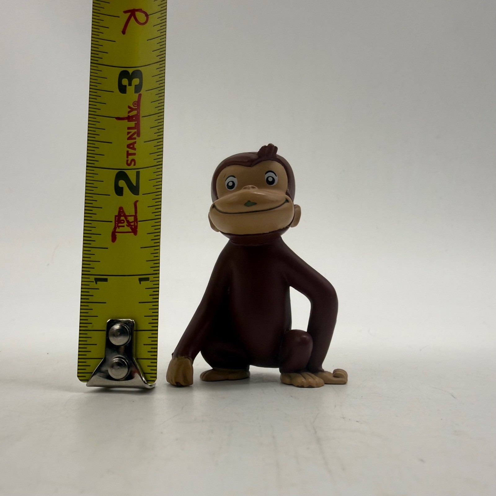 Universal Studios Curious George Toy Kids Small Brown PVC Monkey Figure