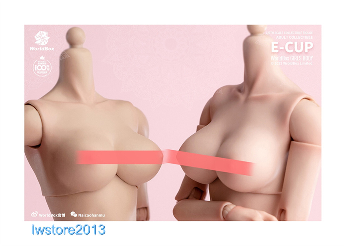 Worldbox 1:6 Big Bust Breast Replacement Cover Model For 12 » Female Figure Body