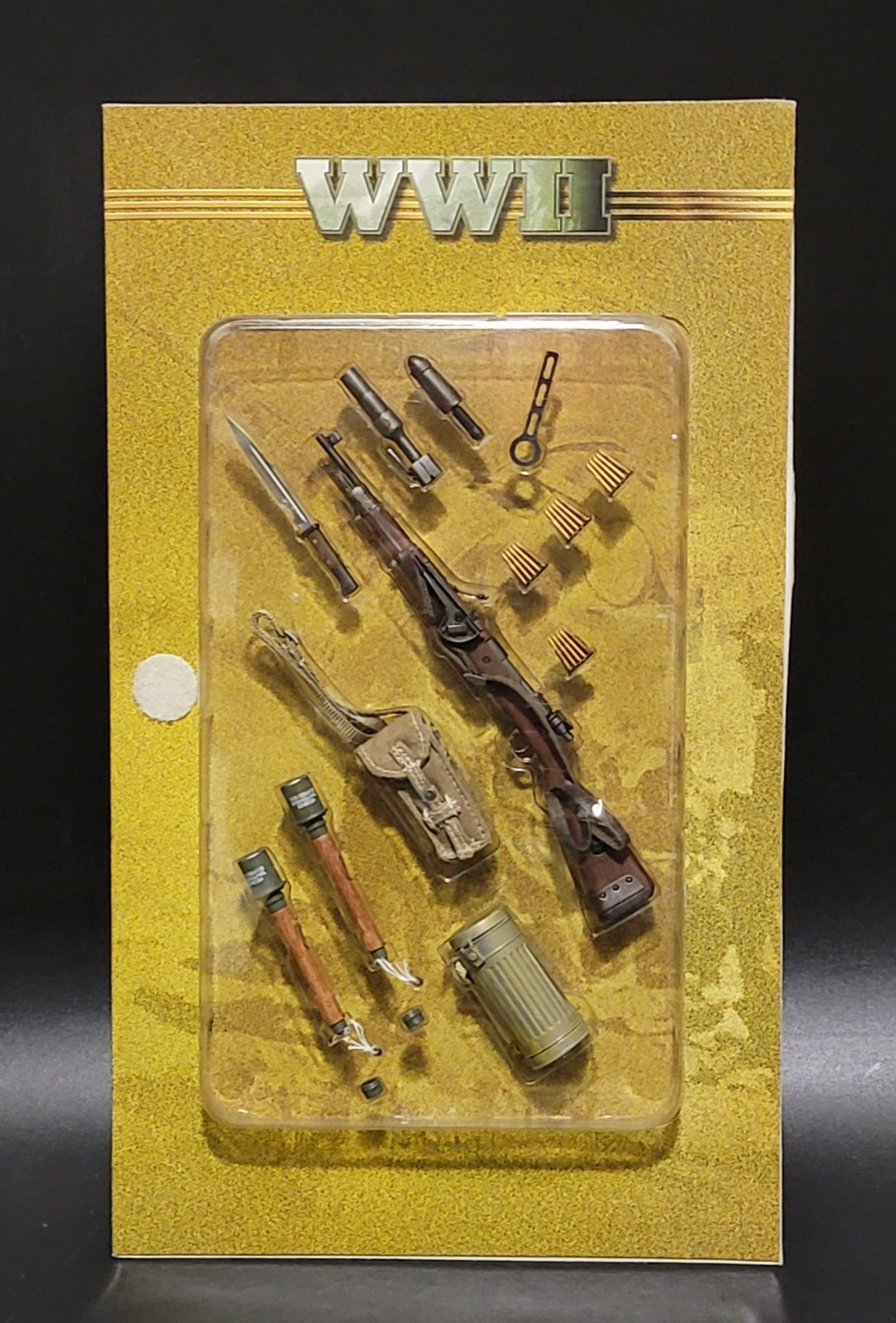 Elite Force WWII Afrika Korps DAK Mountain Troops Weapons Only Blue Box Sealed