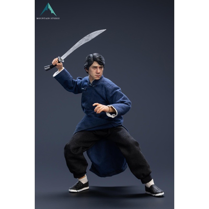 Mountain Studio 1/12 Drunken Master Action Figure 6-inch Jackie Chan Cloth Body