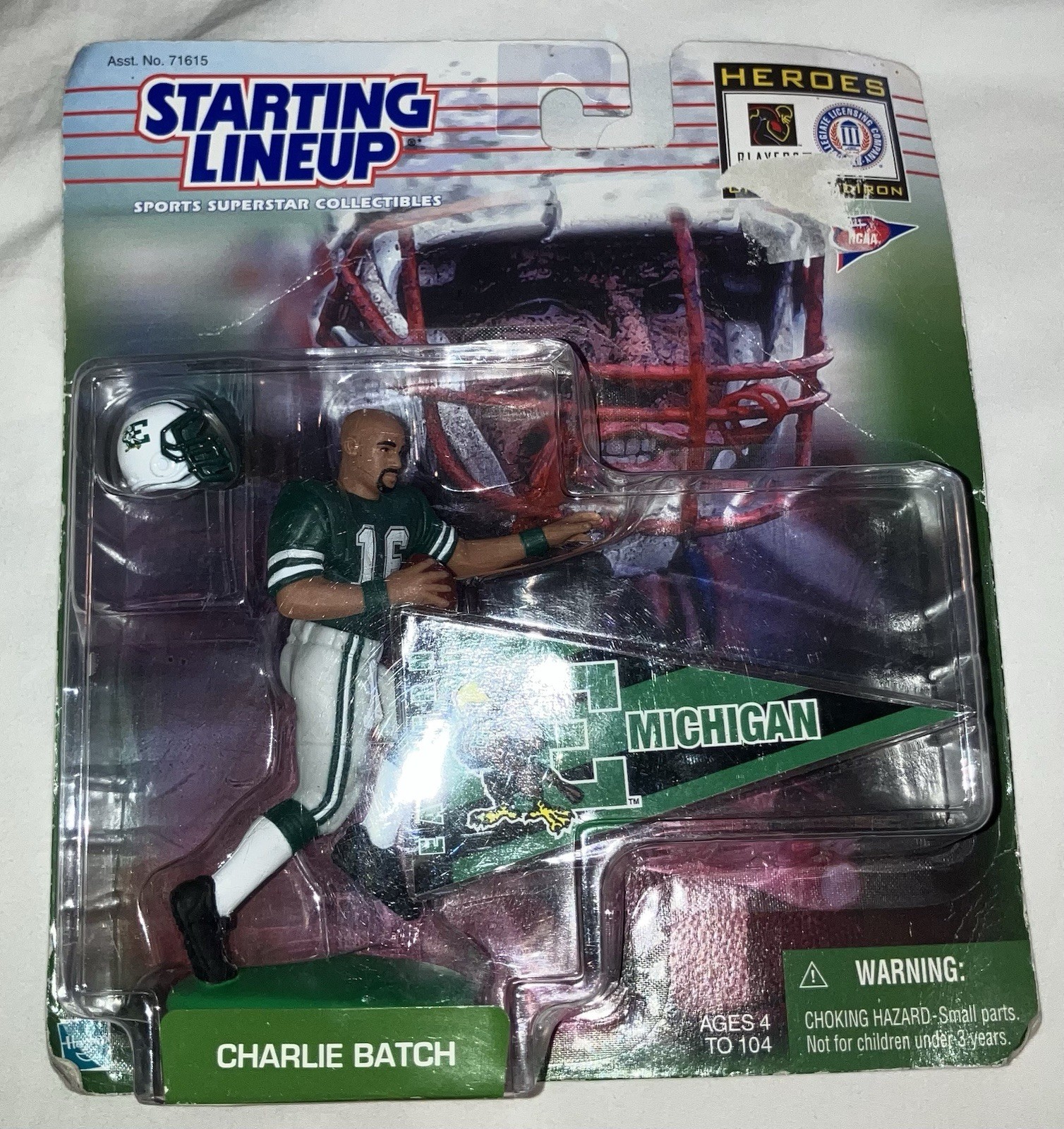 Starting Lineup Charlie Batch Eastern Michigan University Heroes of the Gridiron