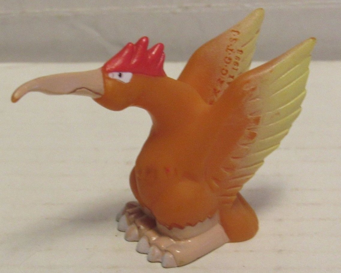 1998 Pokemon Finger Puppet Fearow Figure Gotta Catch Them All Nintendo Bandai