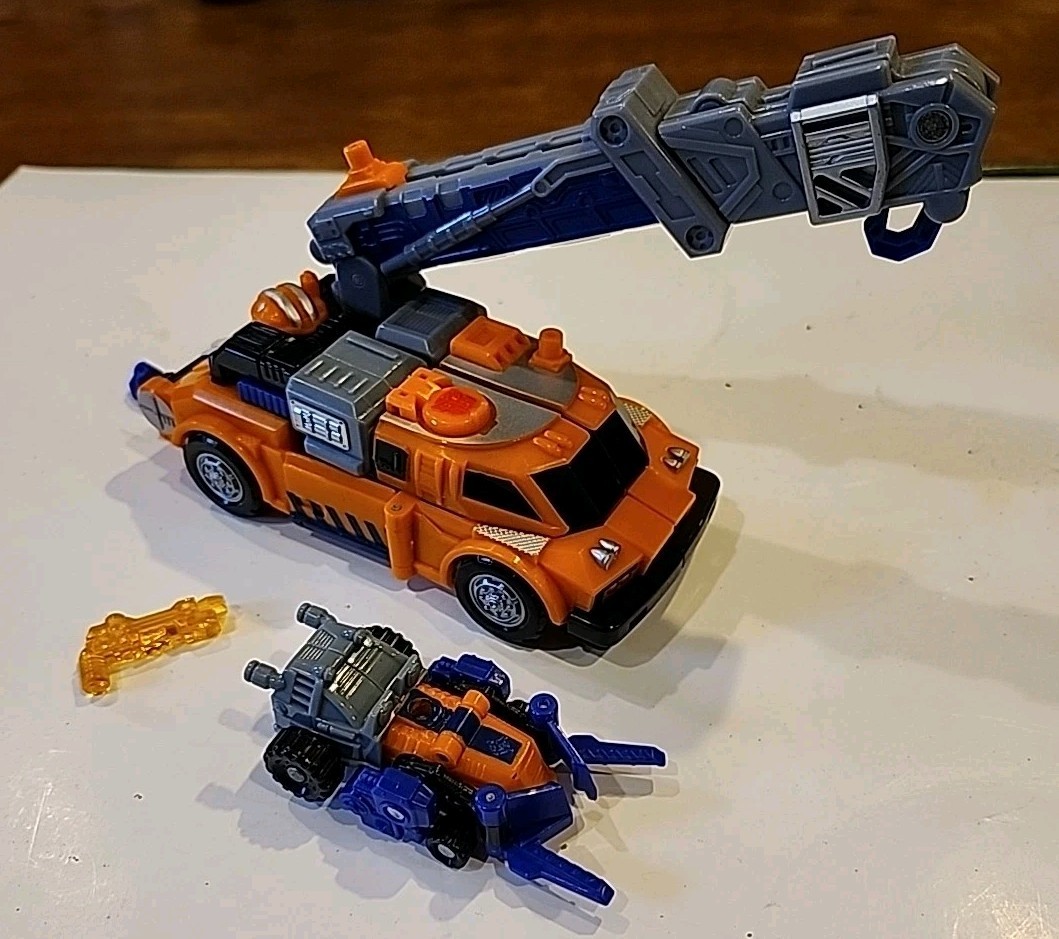 Transformers Armada Smokescreen w/ Liftor Mini Con And Weapon 2002