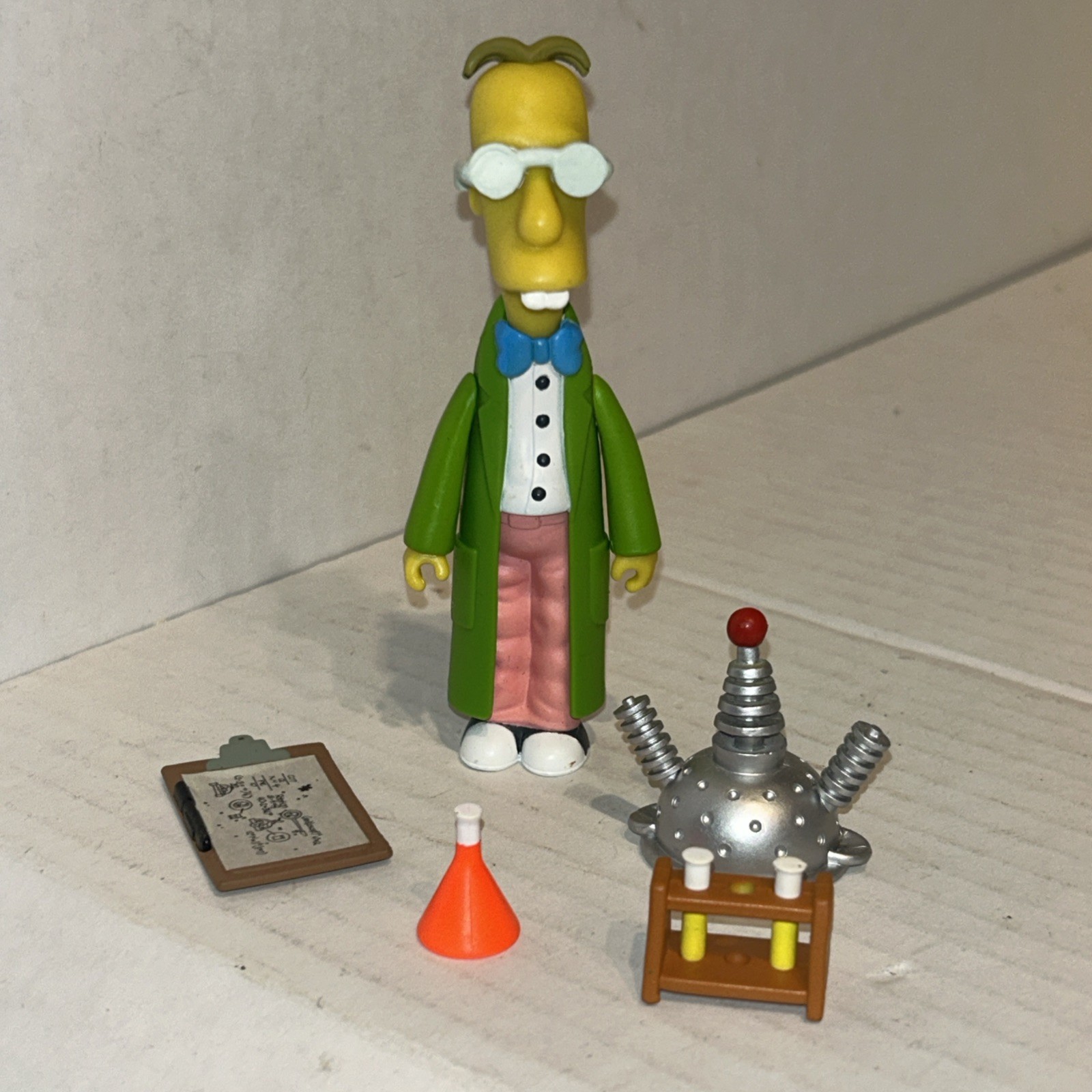 VTG The Simpsons Professor Frink (2001) WOS Playmates Action Figure