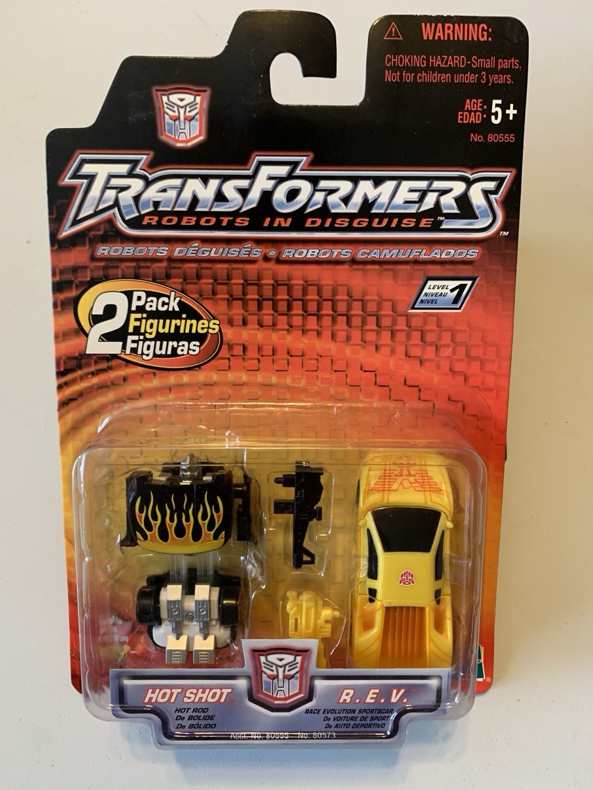 Transformers RID 2001 Spy changers Hot Shot / R.E.V. Combo New Factory Sealed