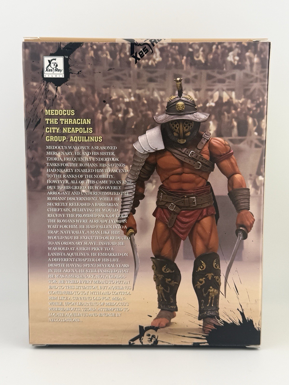 Xesray Studio Combatants Fight For Glory GLADIATOR MEDOCUS THRACIAN Figure NEW