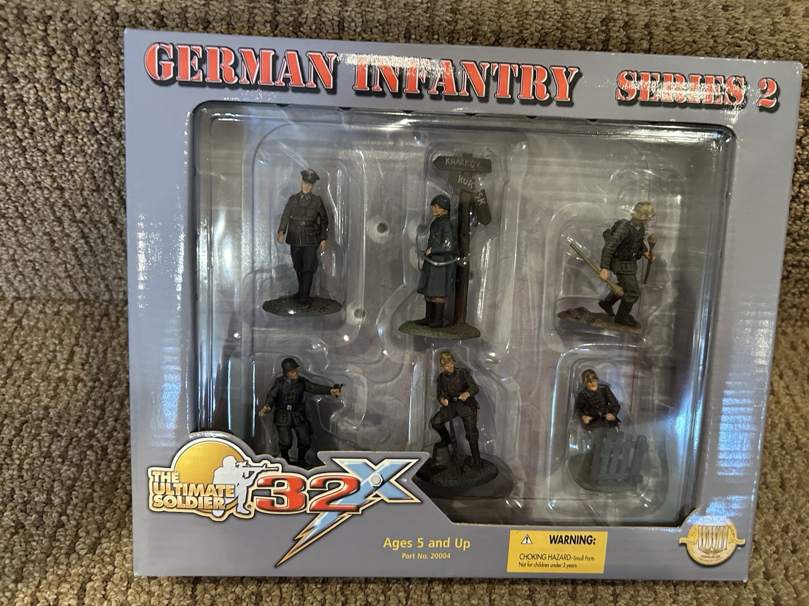 Ultimate Soldier 1:32 German Infantry Series 2 w/6 Soldiers, E. Front, No. 20004