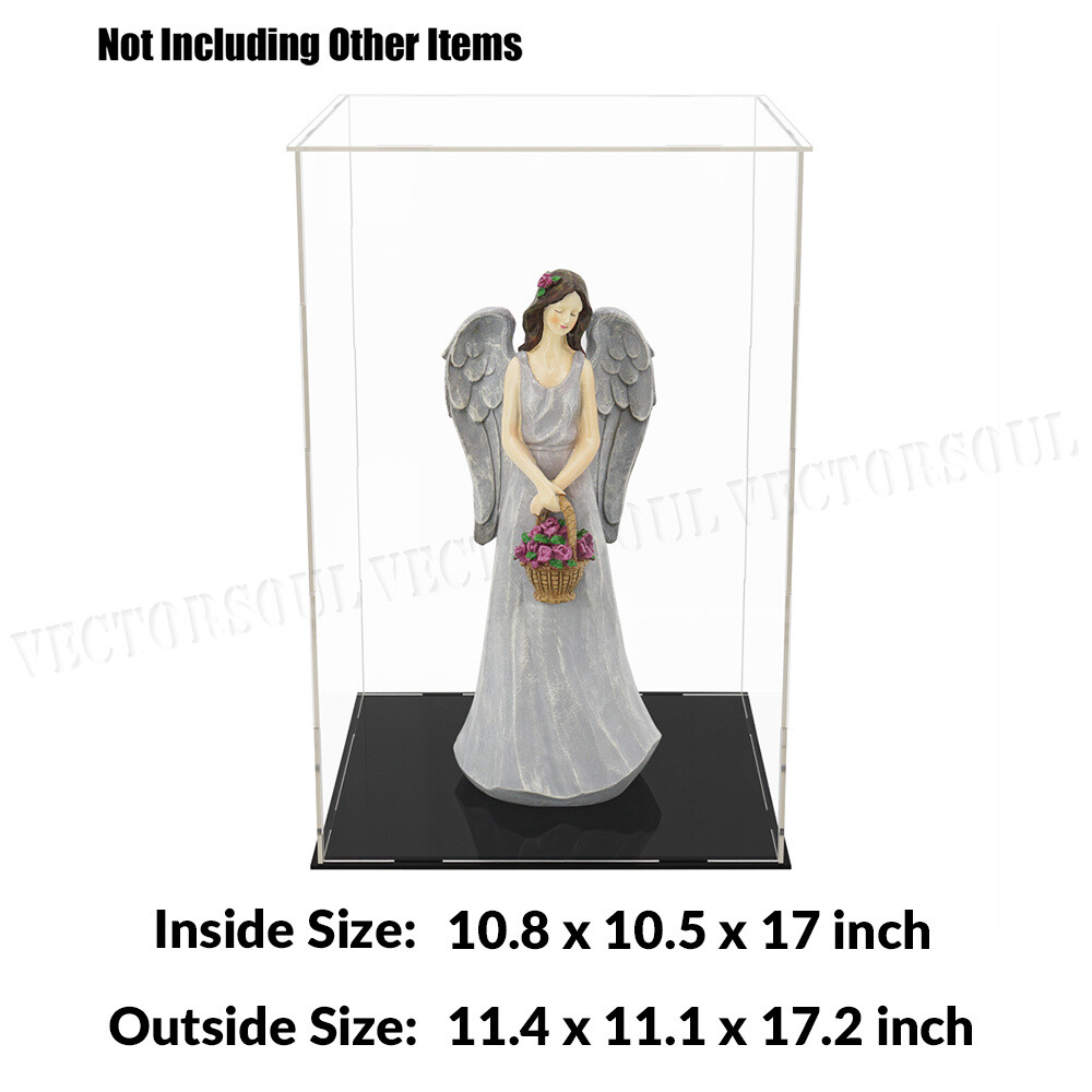 Large Acrylic Display Case Dustproof Box Action Figures for Collectibles Diecast