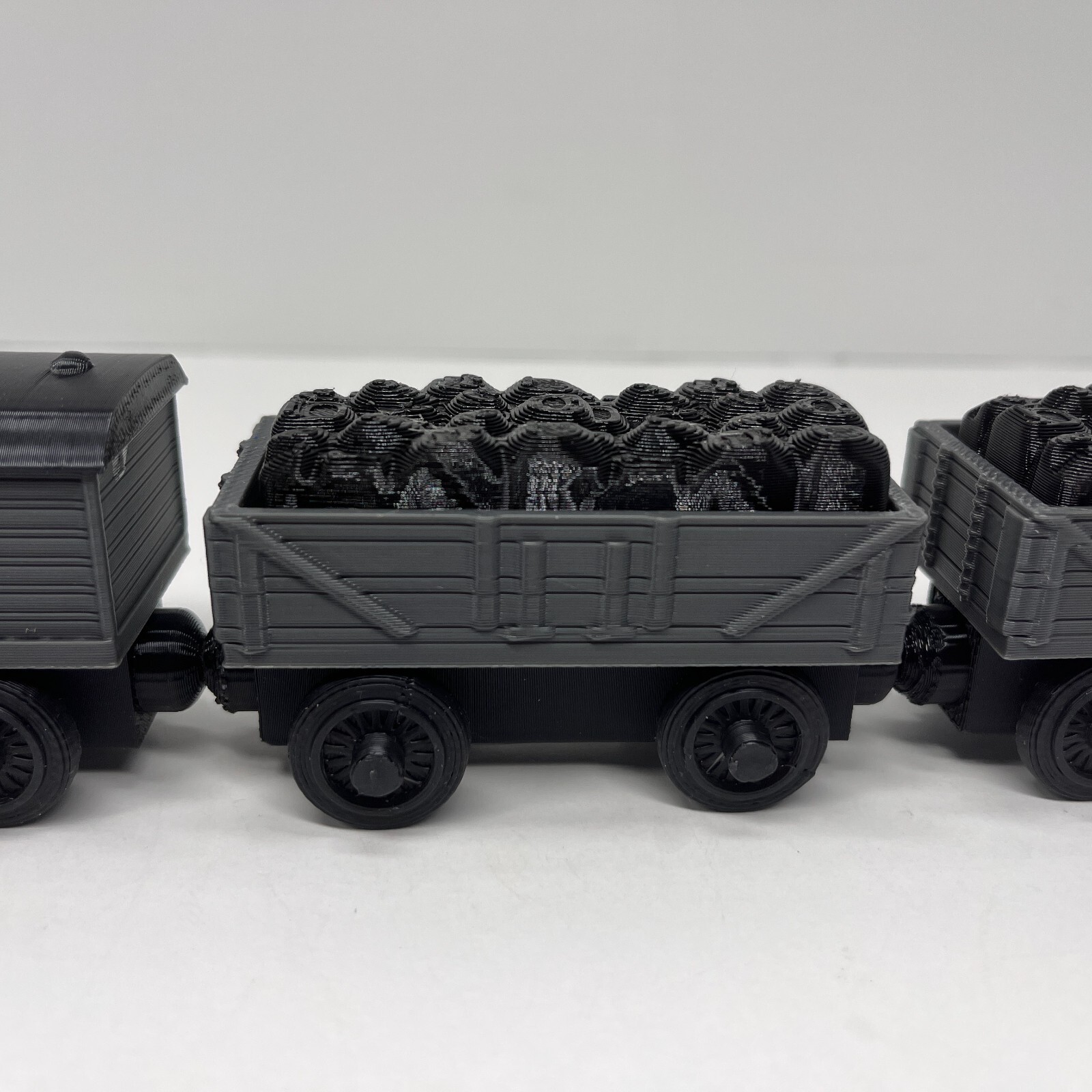 Wooden Railway Compatible Cargo & Box Car Train Custom Made Thomas & Friends GR