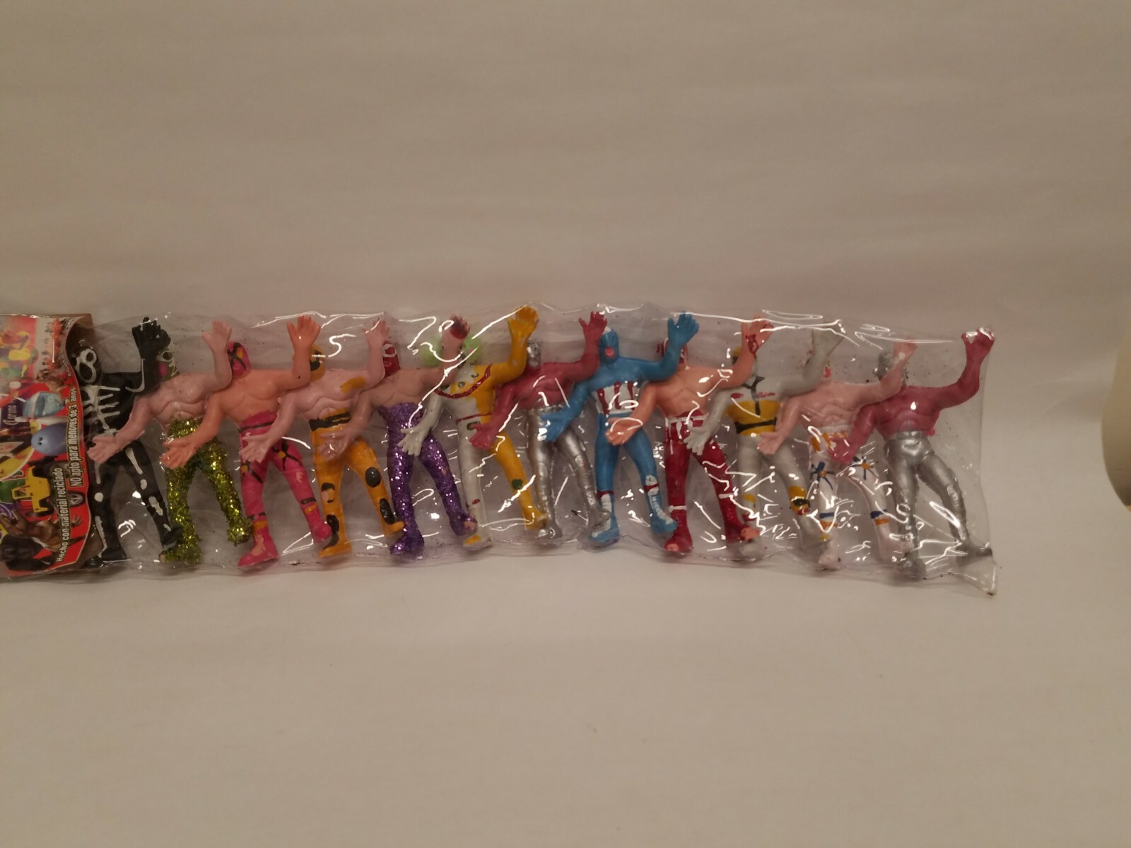 LUCHA LIBRE SET 12 Pack 4in Action Figures Mexican Toys Mexican Wrestlers IAE