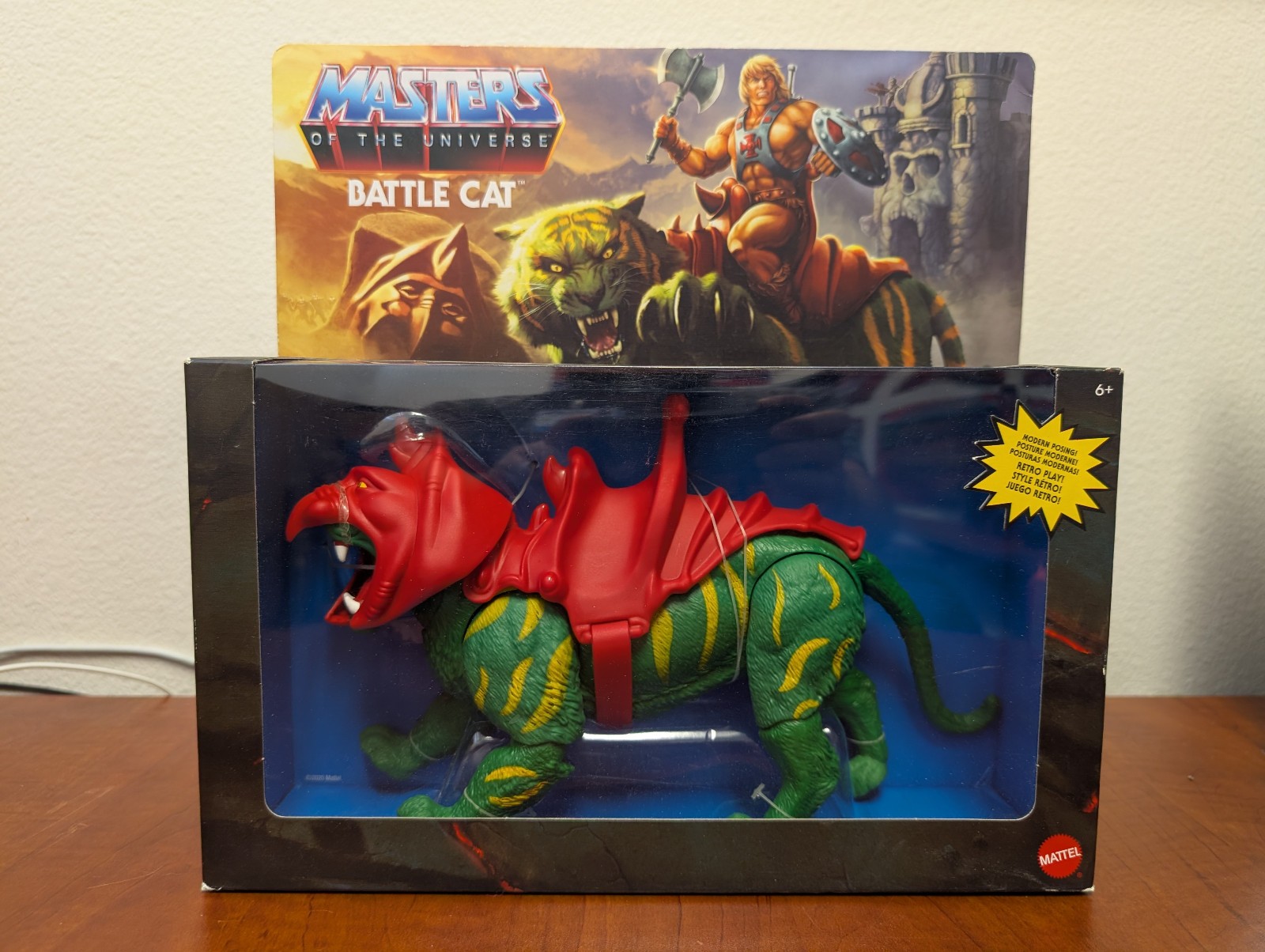 MOTU WALMART EXCLUSIVE Origins BATTLE CAT He-Man&rsquo;s Fearless Fighting Tiger NEW!