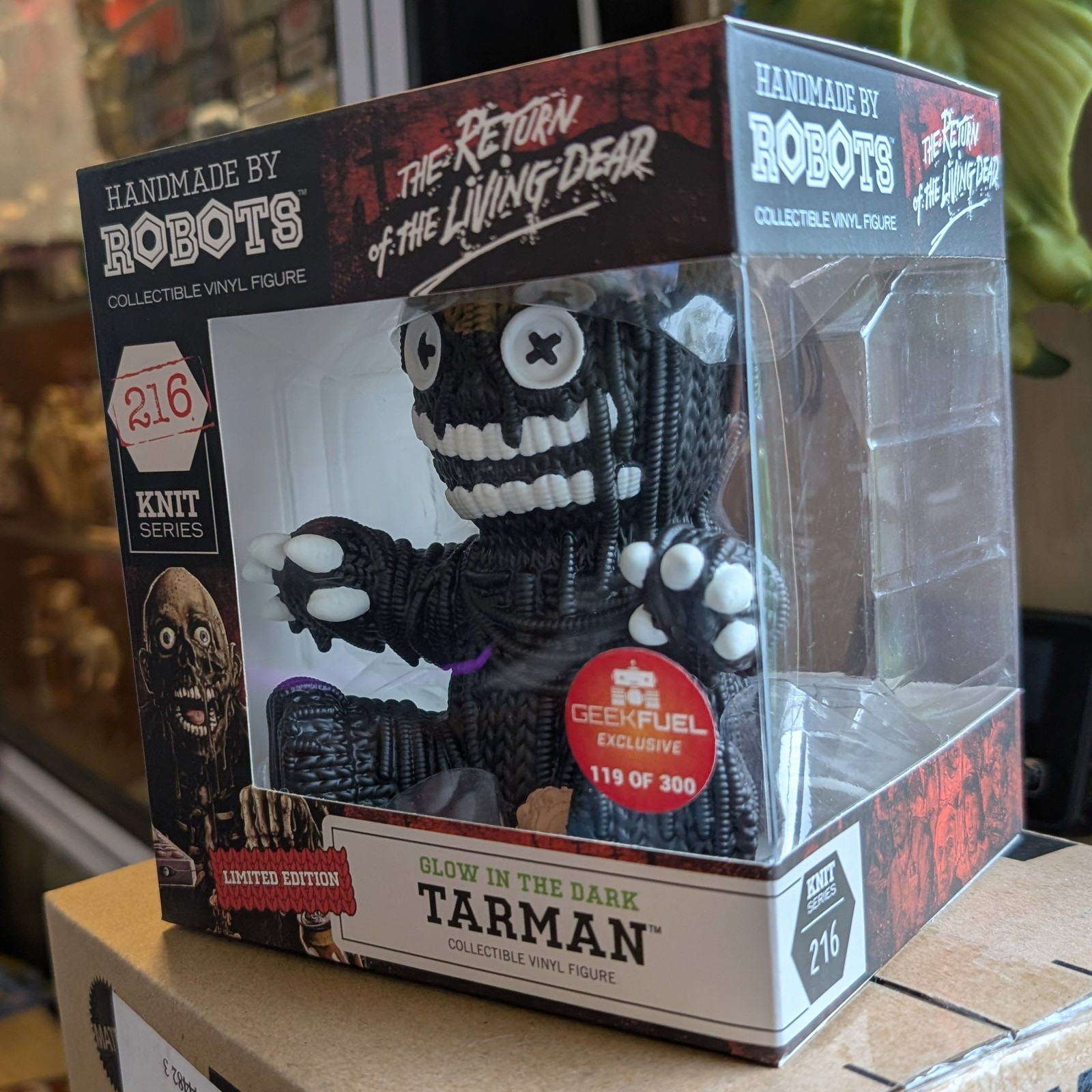 Tarman « Glow » Return of the Living Dead Vinyl Figure Handmade by Robots