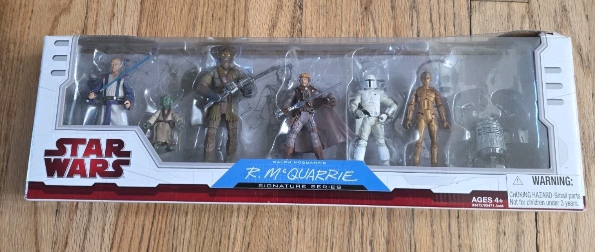 Star Wars Ralph Mcquarrie Signature Series Concept Collection Action Figure Set