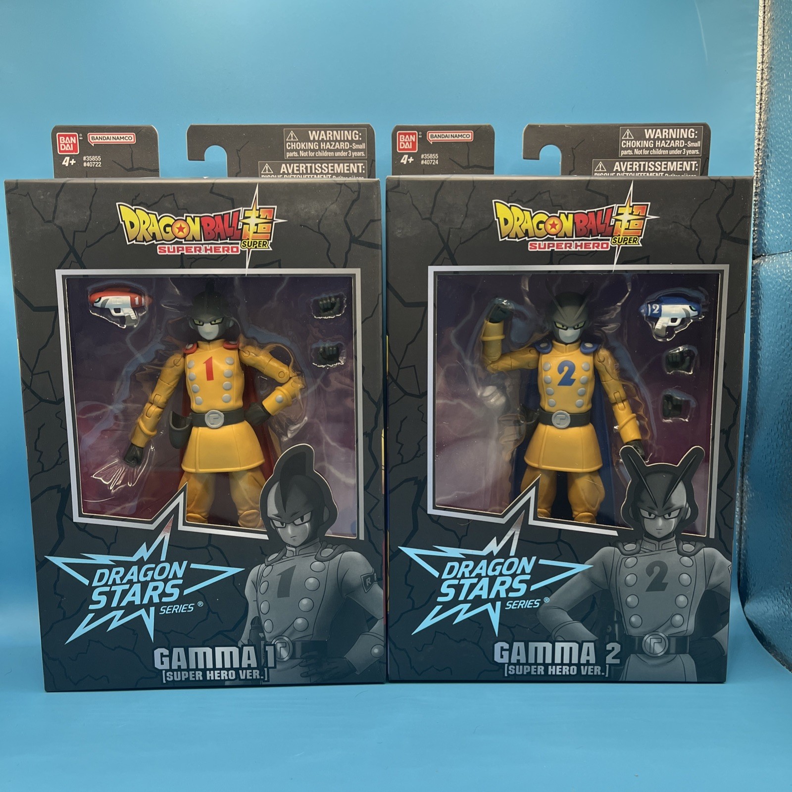 Dragon Ball Z Super Hero, Dragon Stars Series, Gamma 1 And 2, New in Box