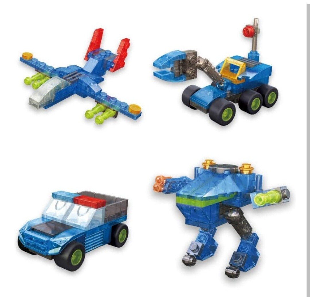 Brainstem Crystal Blocks Multi-Action Vehicle(s) New in Box / « You Pick » One