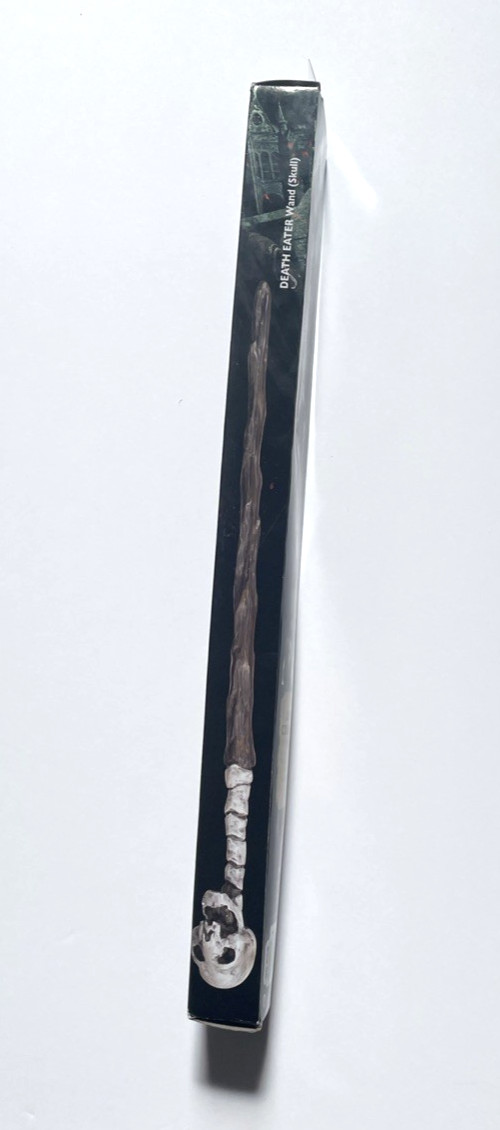 The Noble Collection – Death Eater Skull Wand In A Standard Windowed Box – 14in