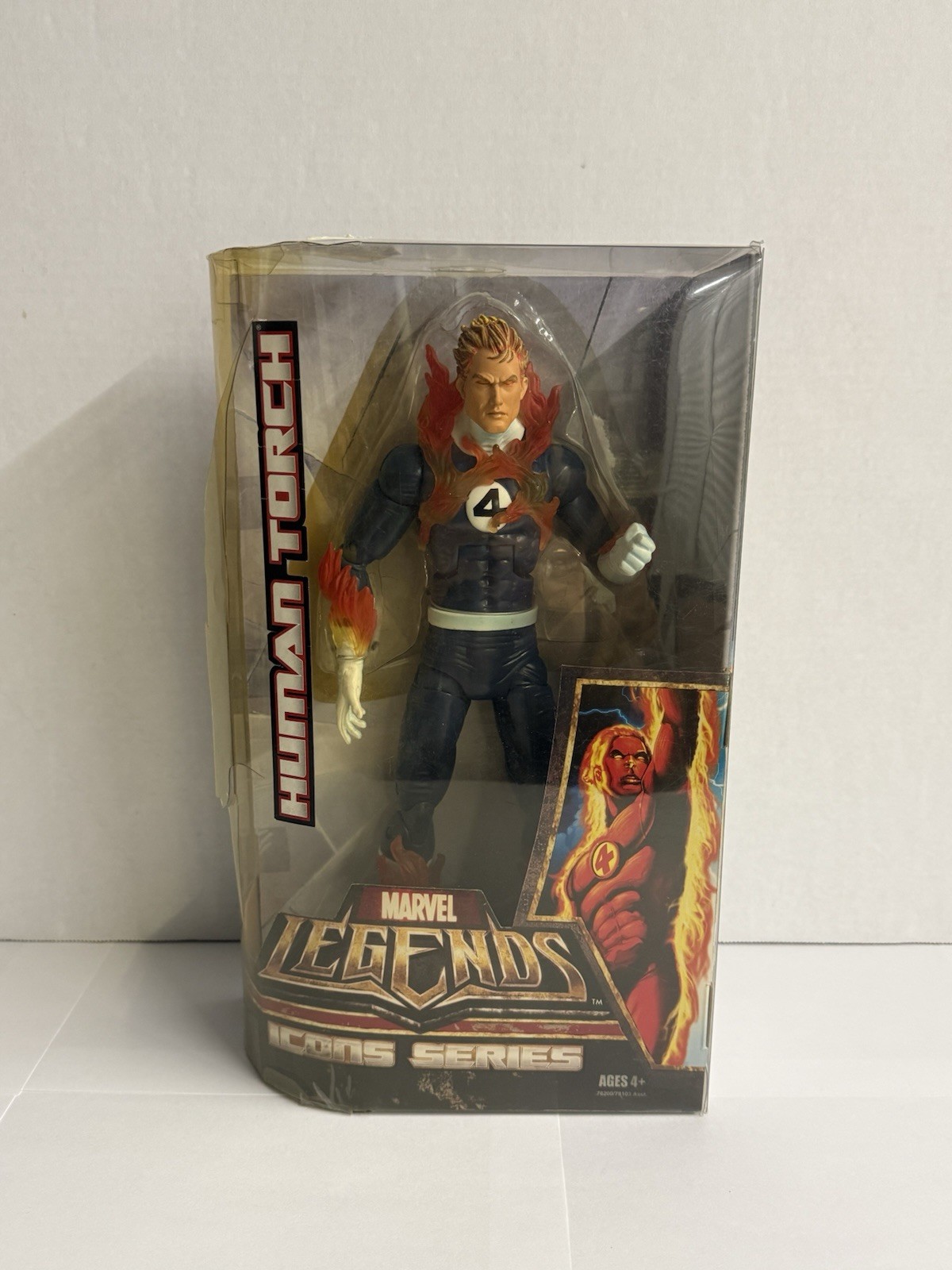 Marvel Legends Human Torch Icons Series Action Figure New Sealed 2006