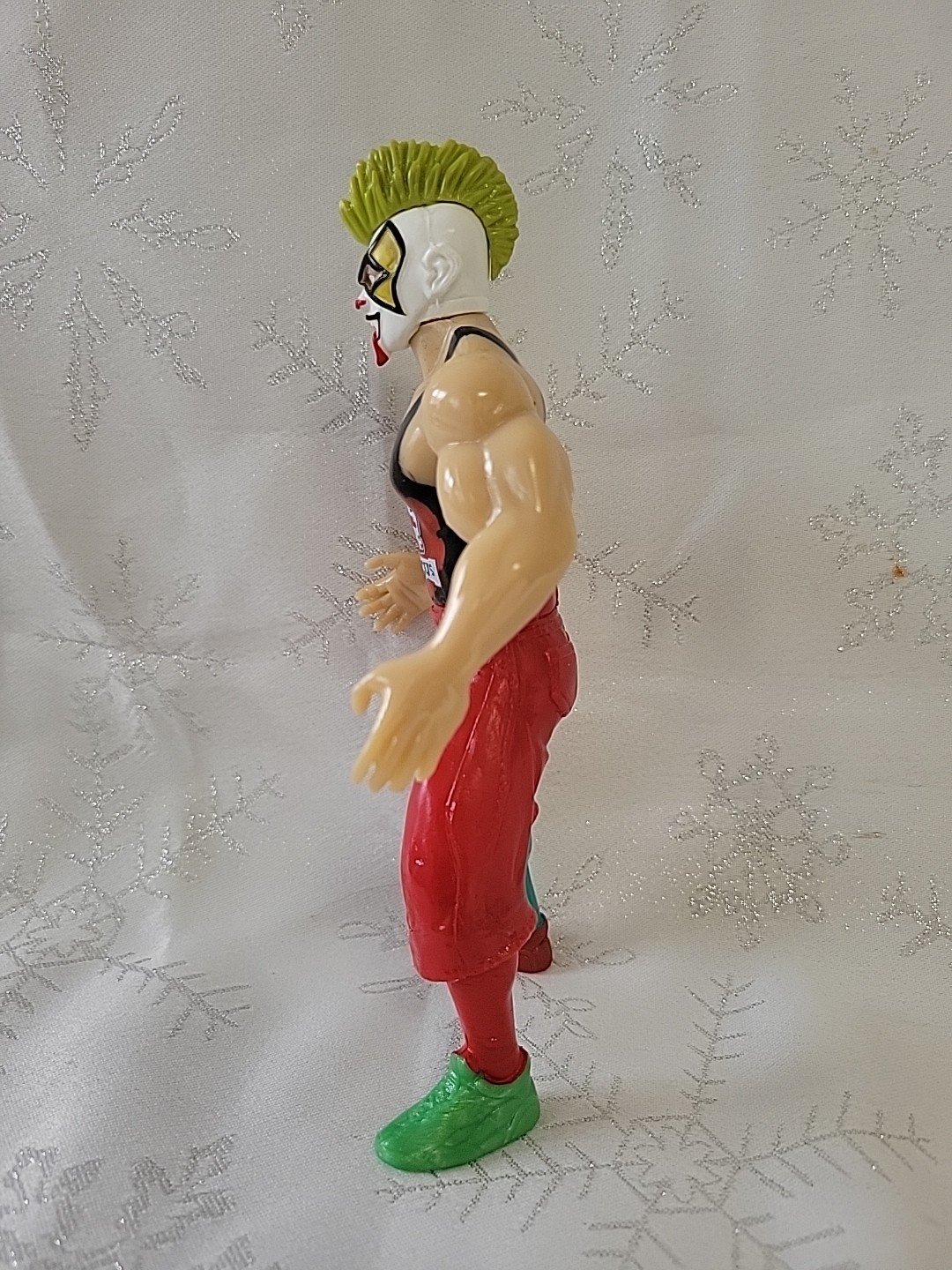 Psycho Clown Lucha Libre Action Figure 7” | Mexican Wrestler AAA CMLL INew Green