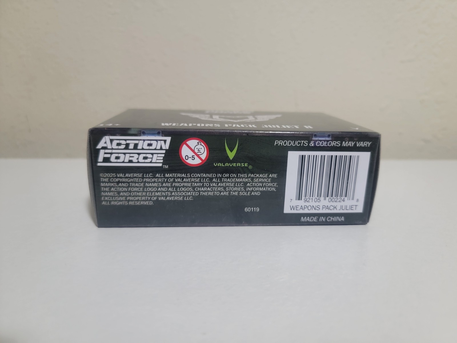 Valaverse Action Force Weapons Pack Juliet II Sealed